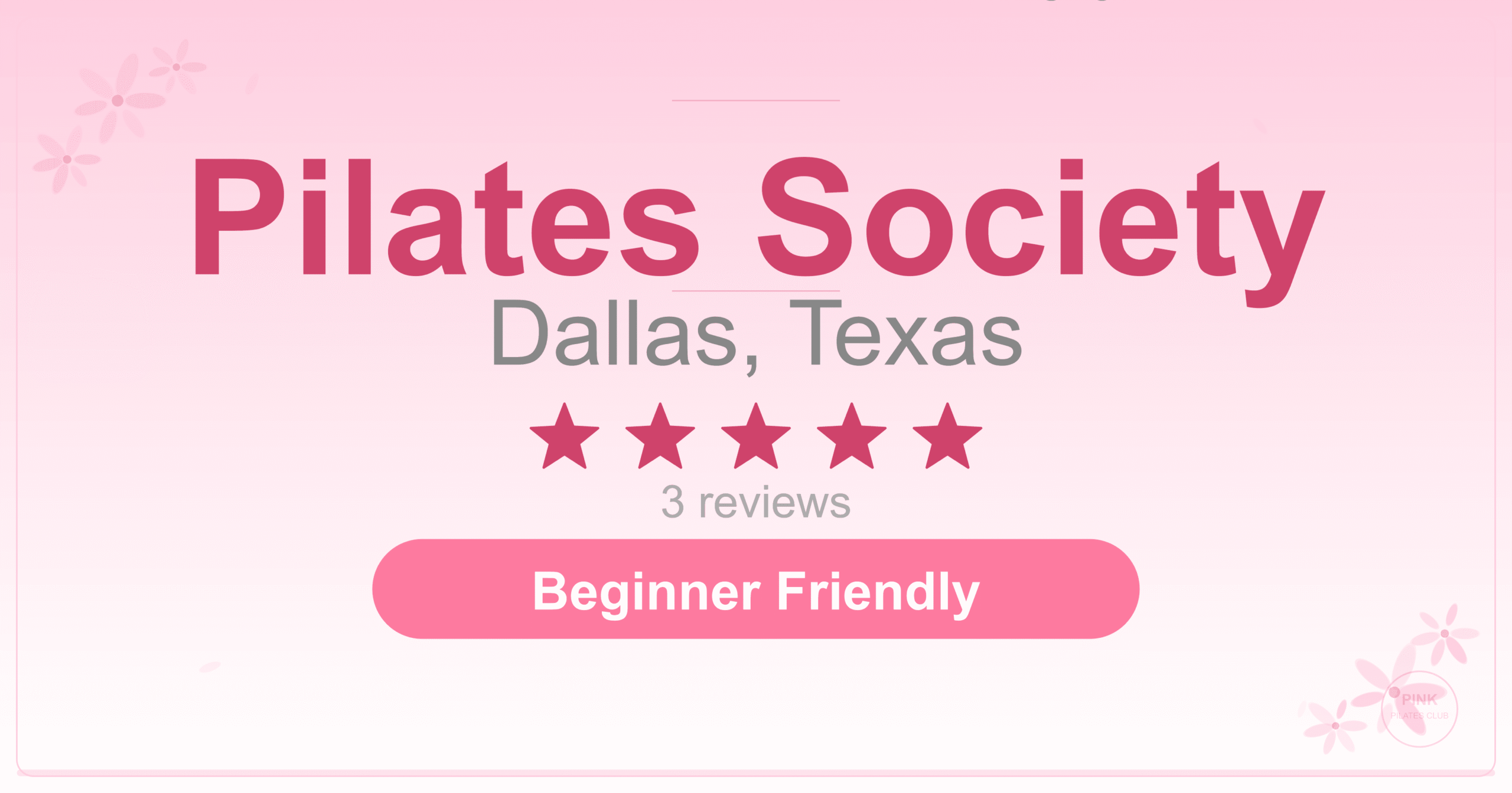 Pilates Society Pilates Studio