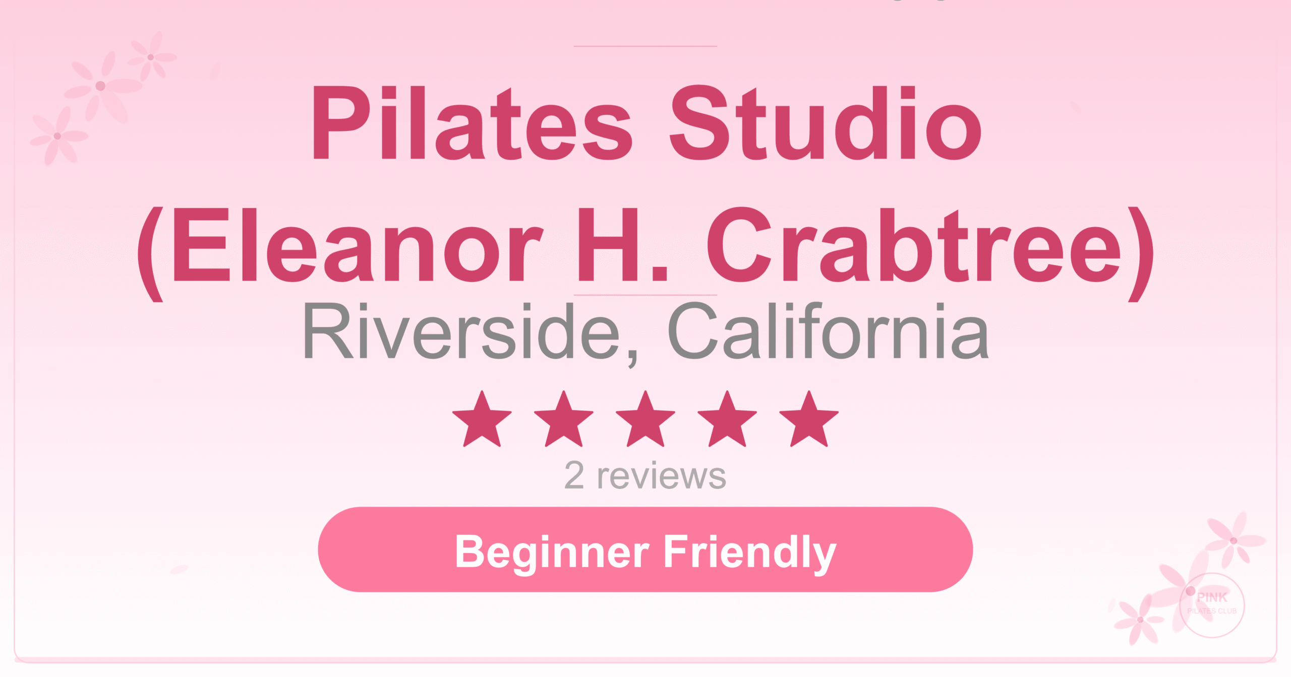 Pilates Studio (Eleanor H. Crabtree) Pilates Studio