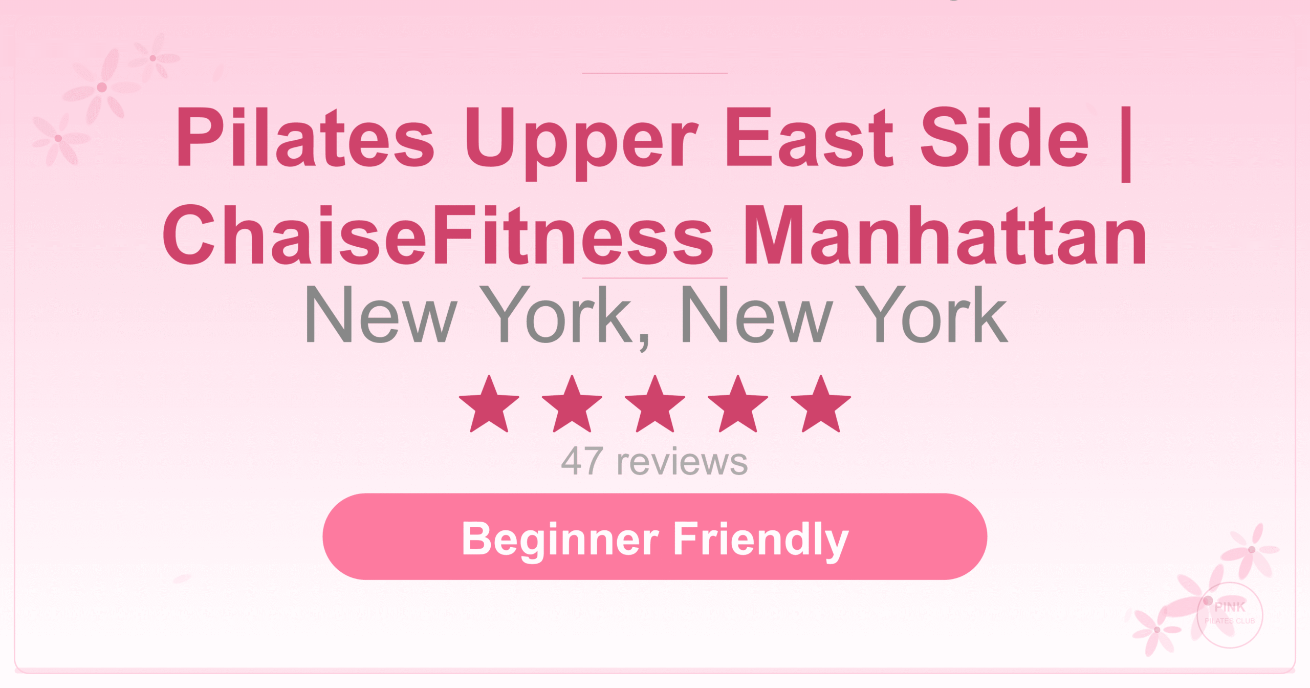 Pilates Upper East Side | ChaiseFitness Manhattan Pilates Studio