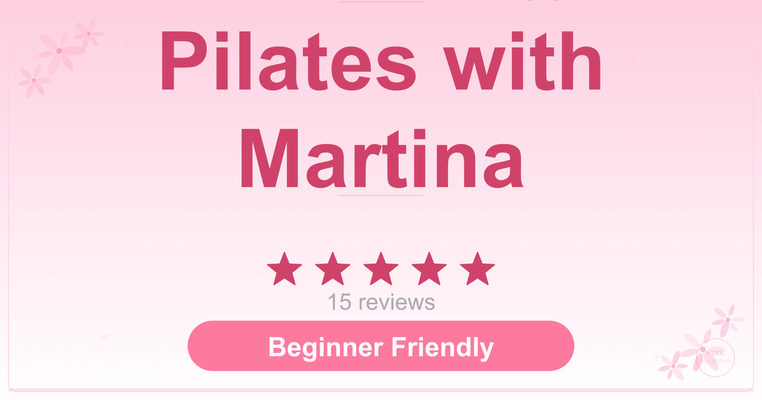 Pilates with Martina Pilates Studio