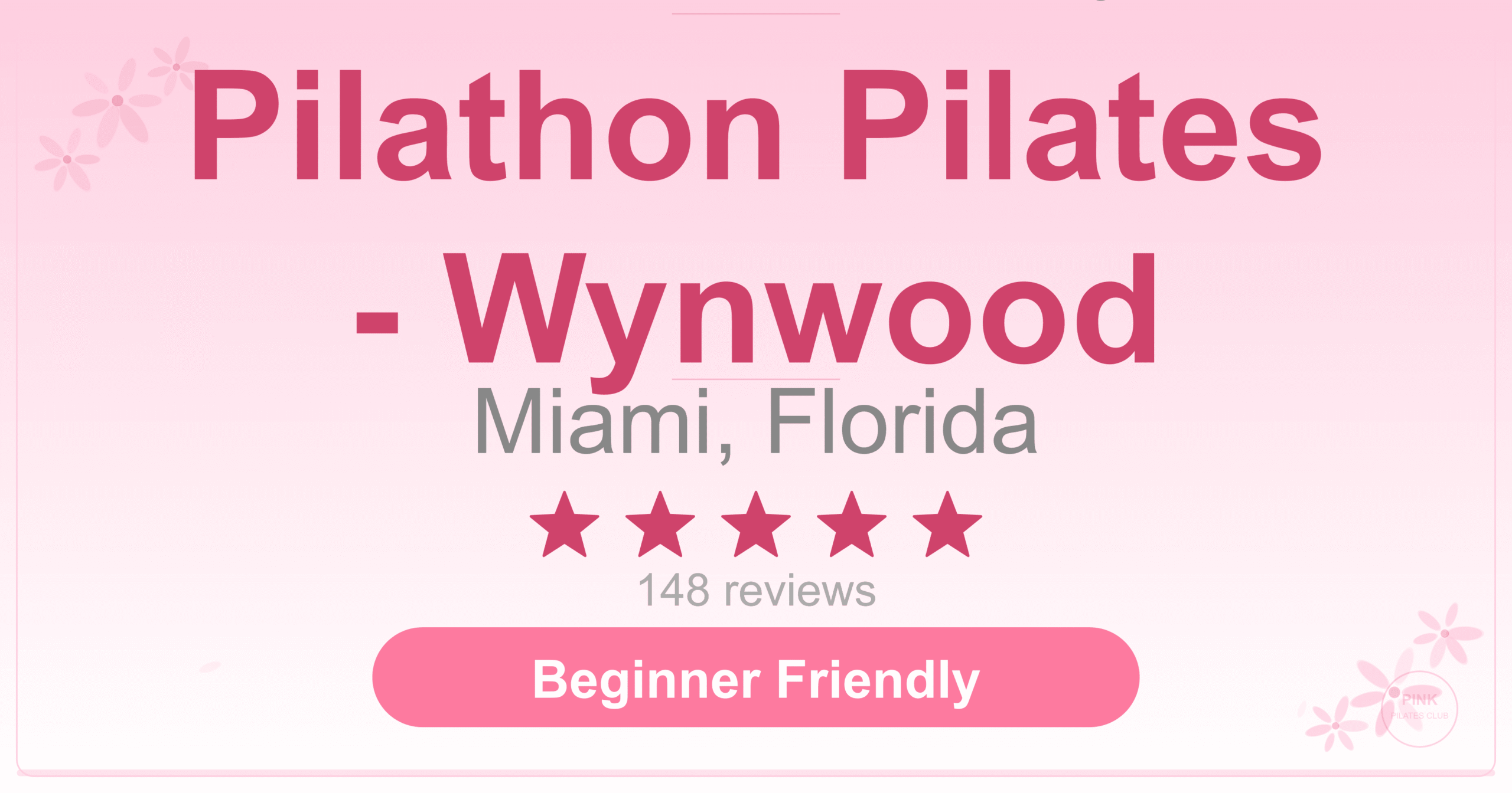 Pilathon Pilates – Wynwood Pilates Studio