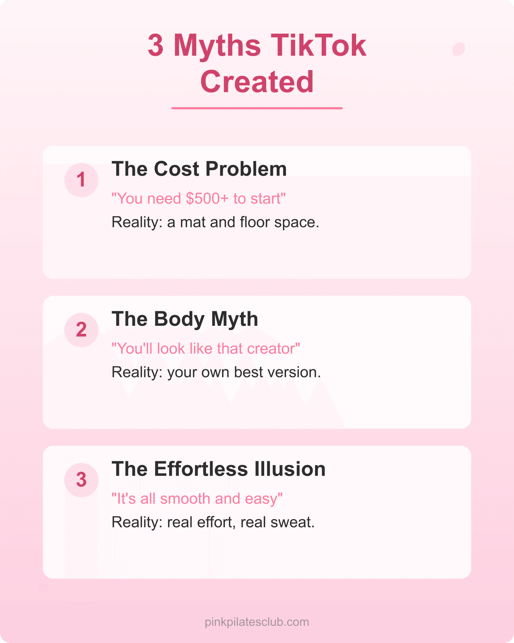 Three myths TikTok created about the pink pilates princess trend