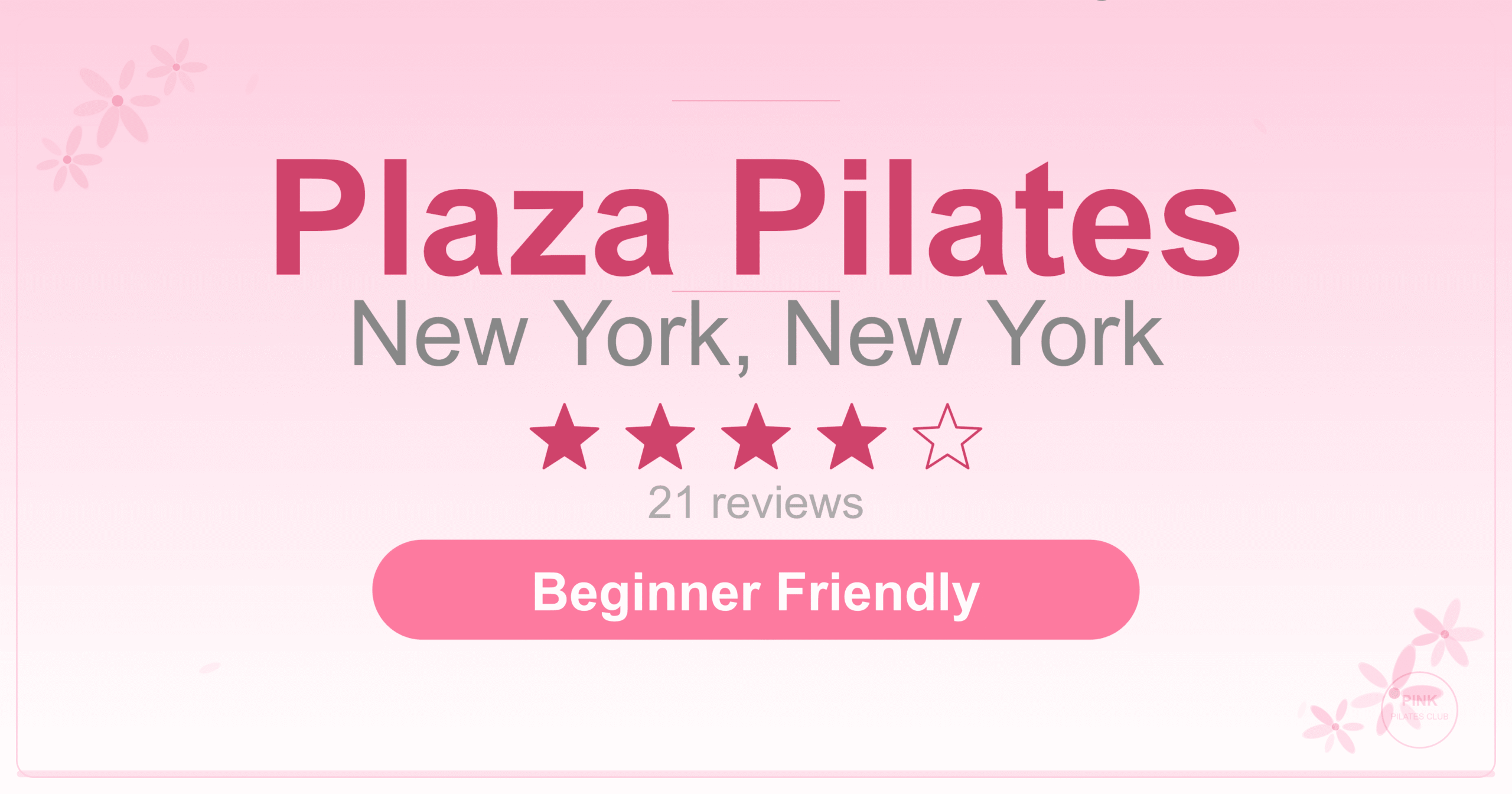 Plaza Pilates Pilates Studio