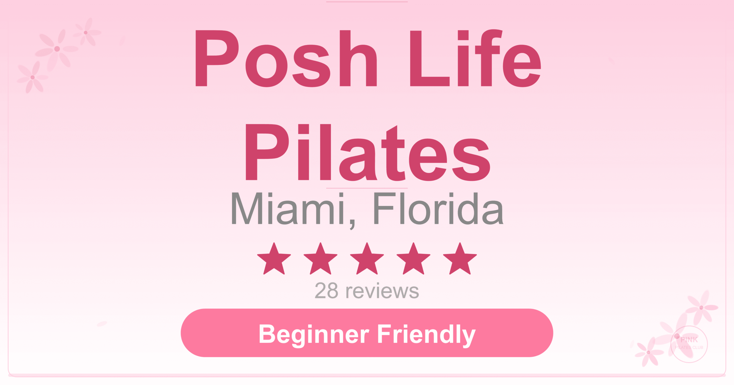 Posh Life Pilates Pilates Studio