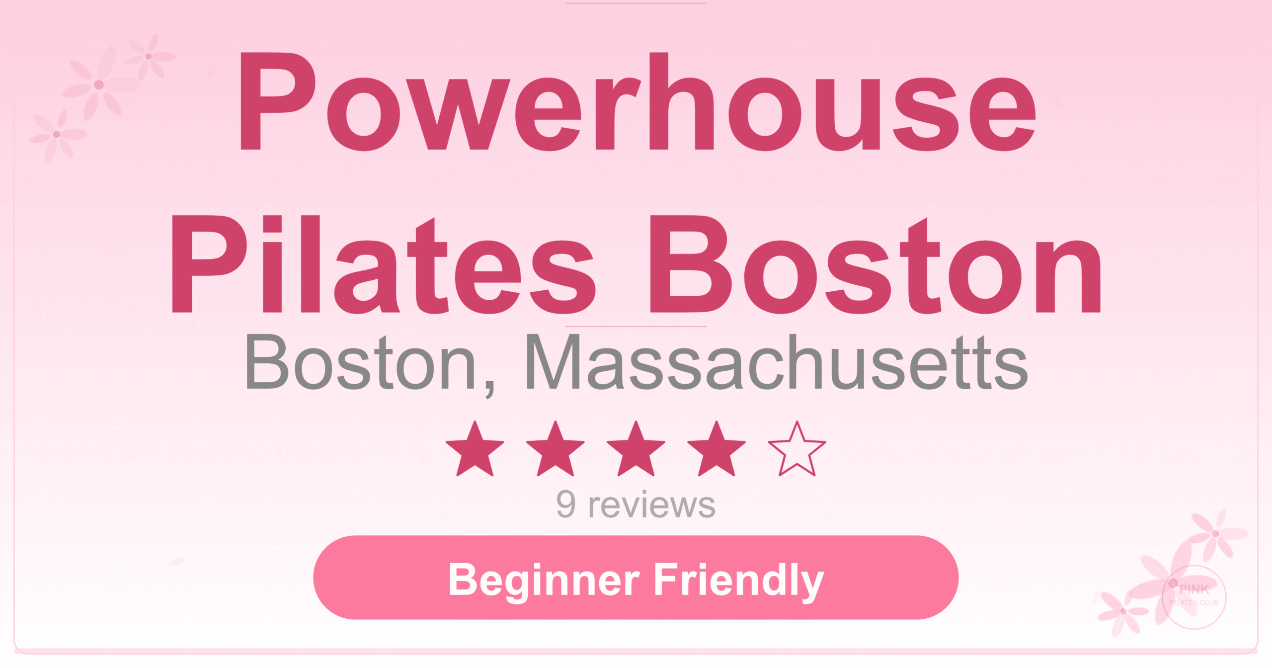 Powerhouse Pilates Boston Pilates Studio