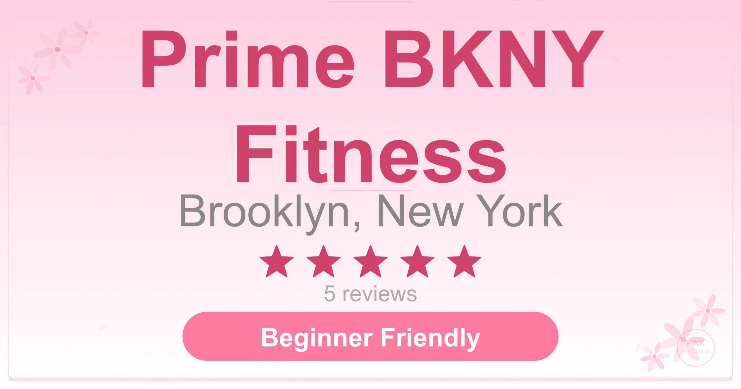 Prime BKNY Fitness Pilates Studio