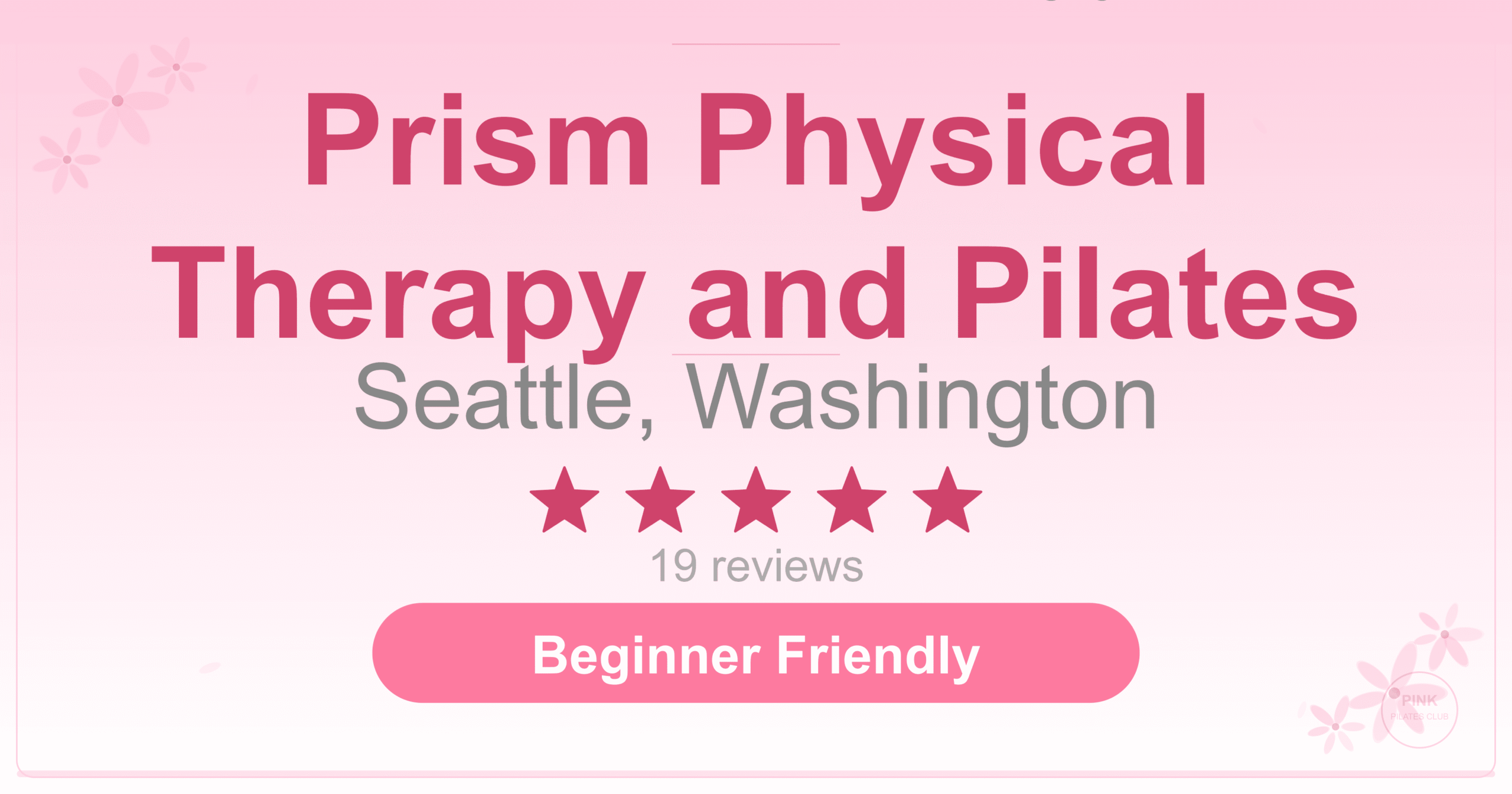 Prism Physical Therapy and Pilates Pilates Studio