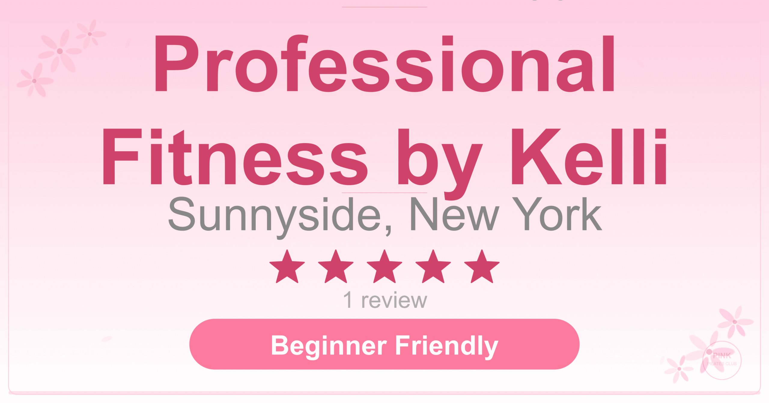Professional Fitness by Kelli Pilates Studio