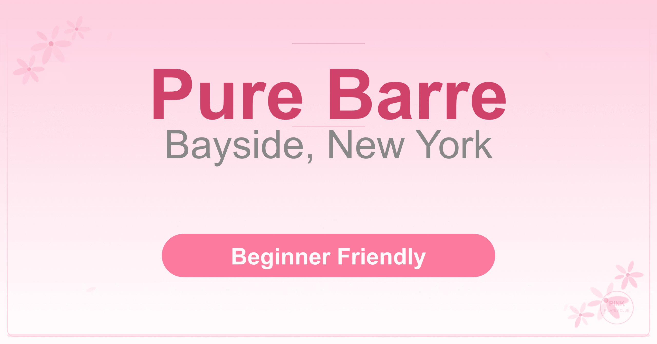 Pure Barre Pilates Studio