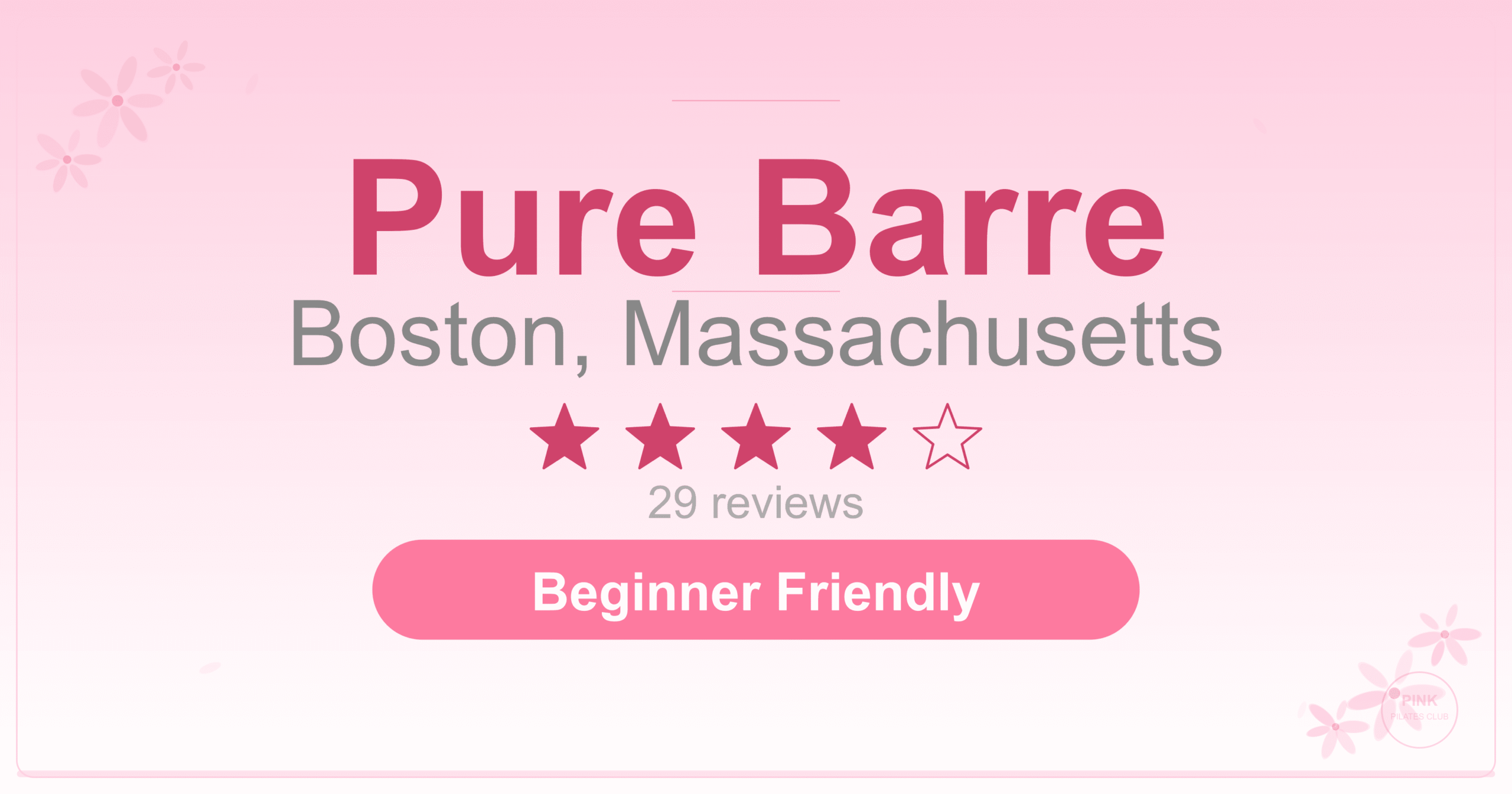 Pure Barre Pilates Studio