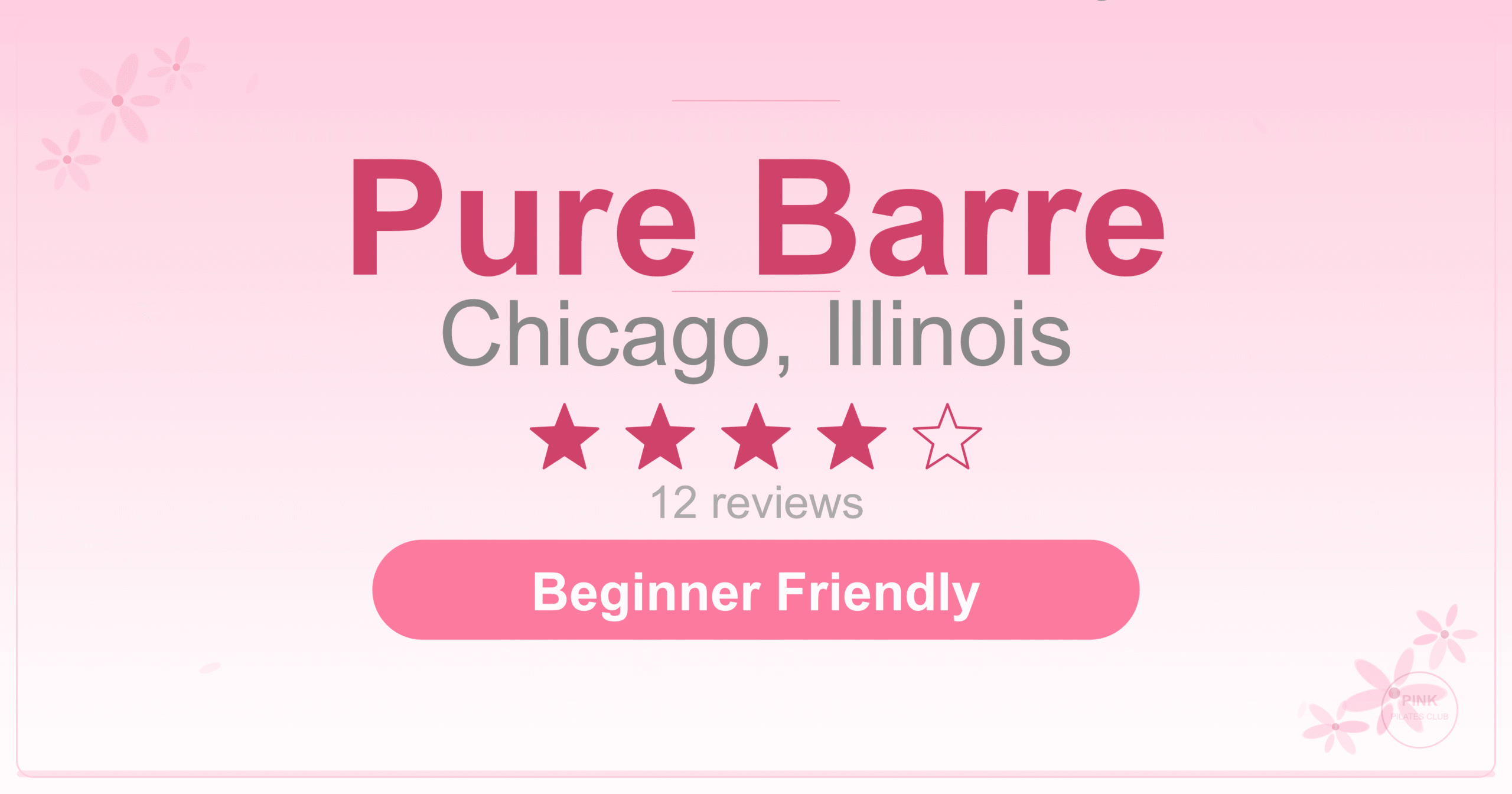 Pure Barre Pilates Studio