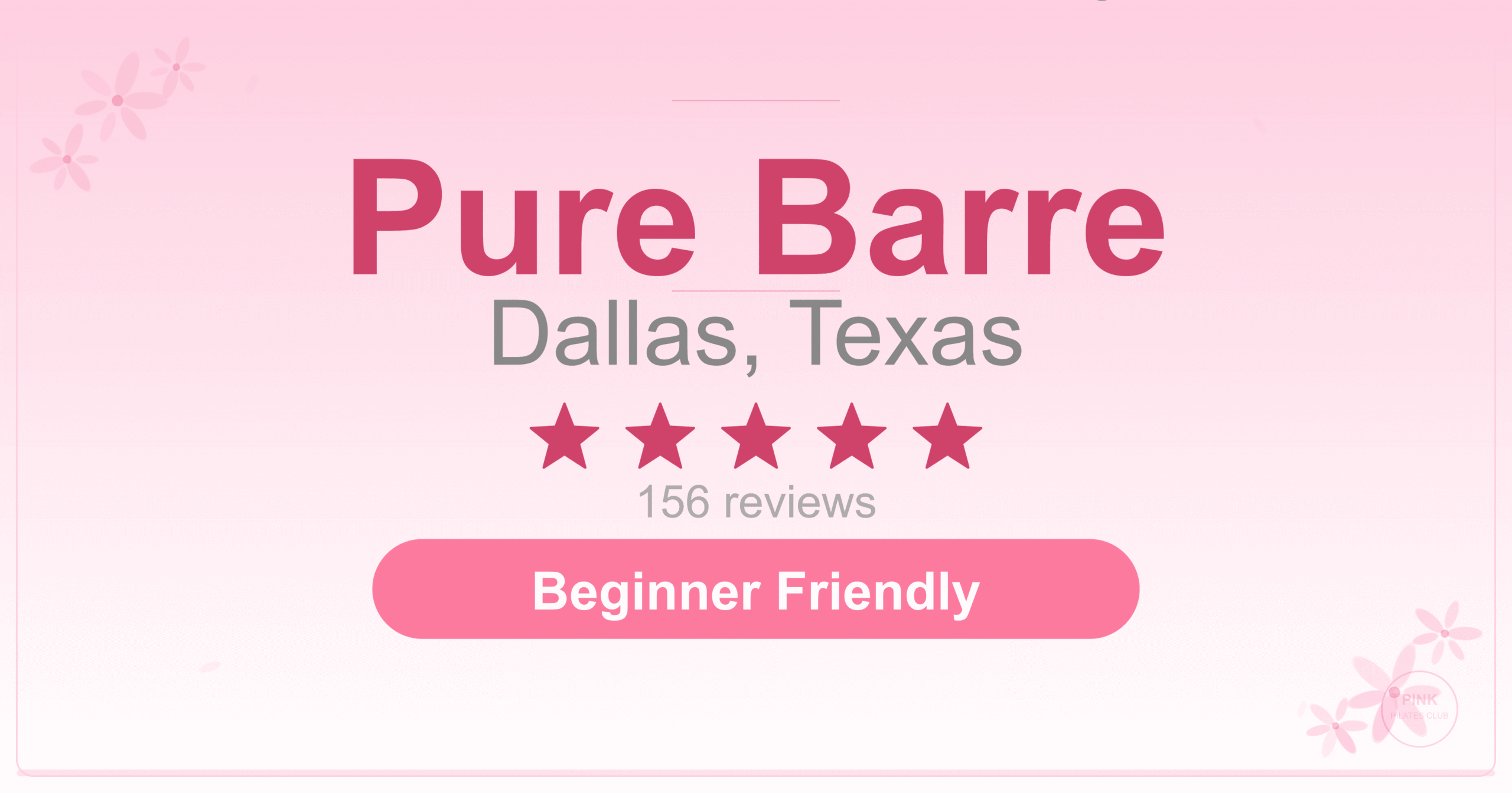 Pure Barre Pilates Studio