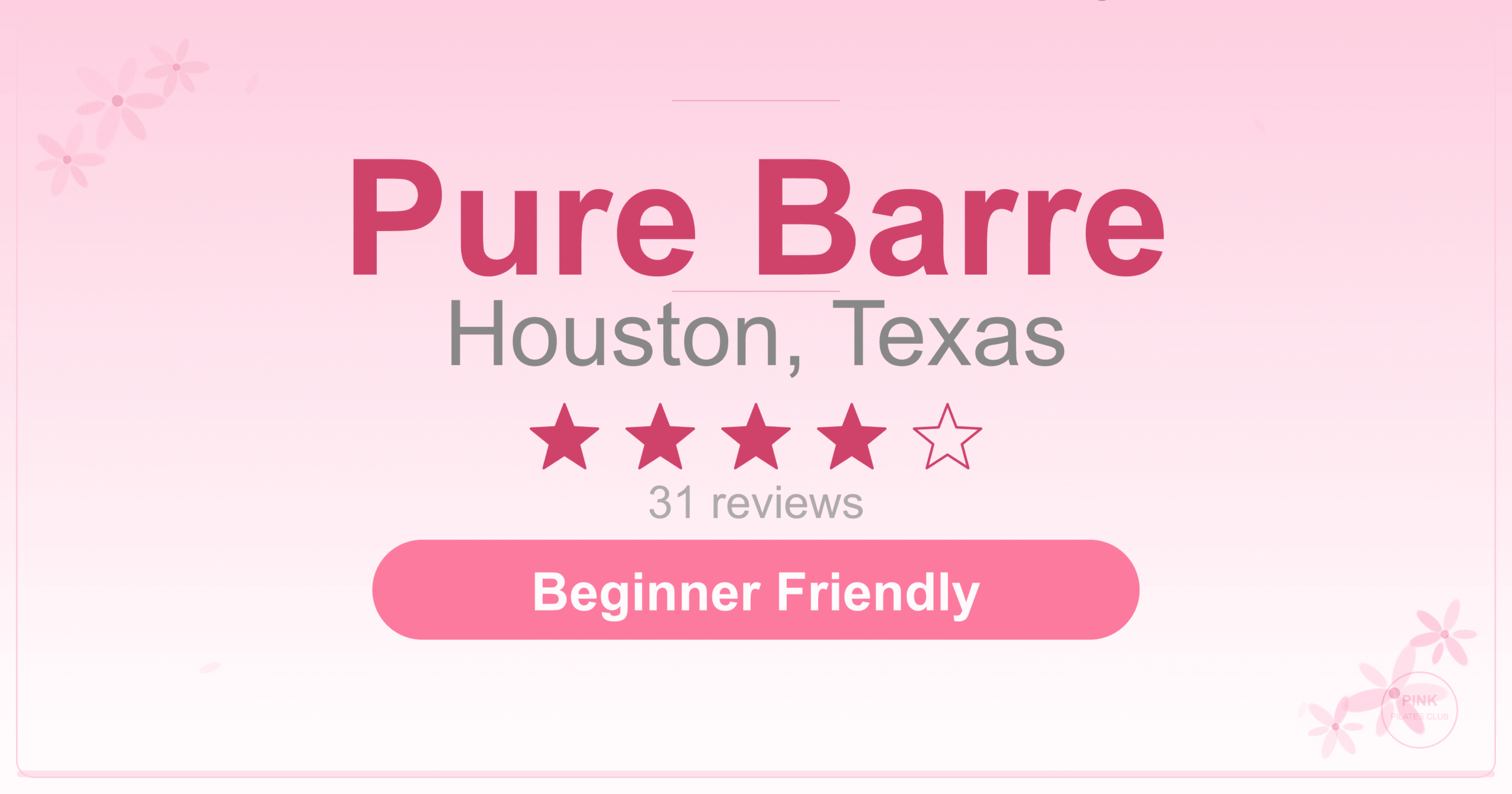 Pure Barre Pilates Studio