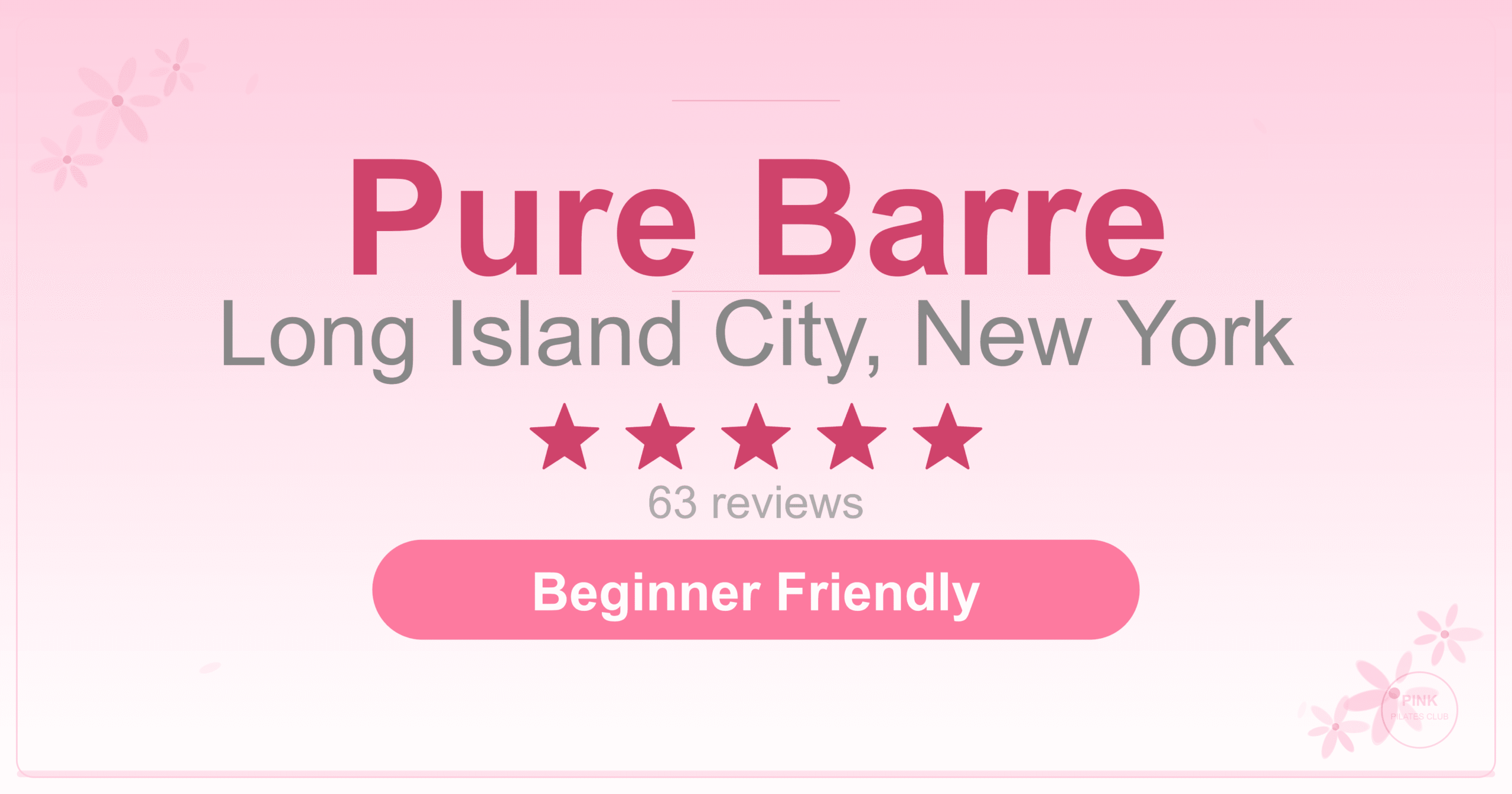 Pure Barre Pilates Studio