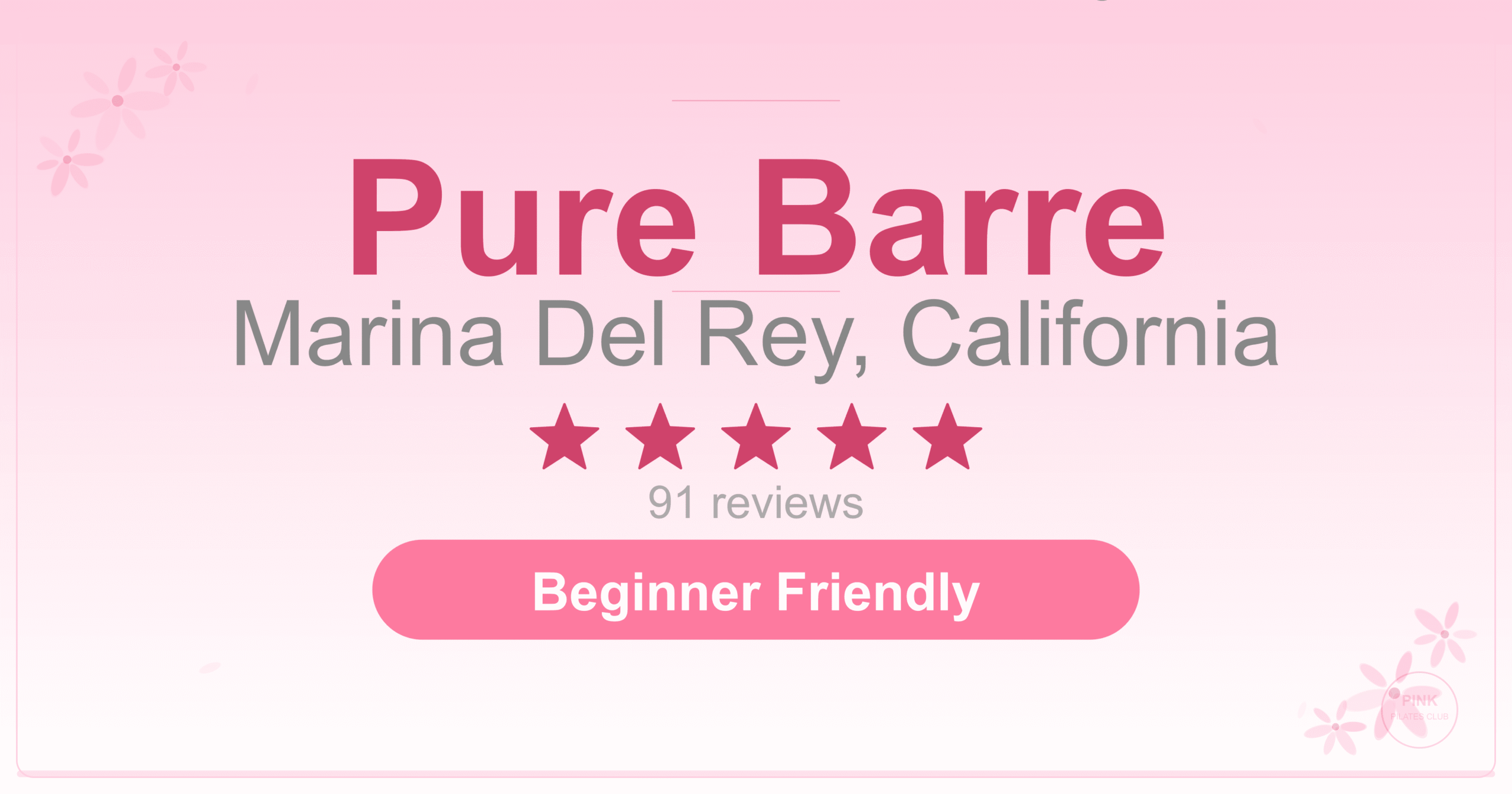 Pure Barre Pilates Studio