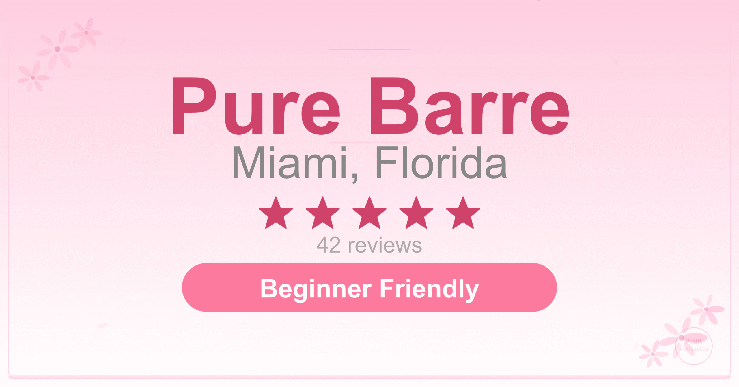 Pure Barre Pilates Studio