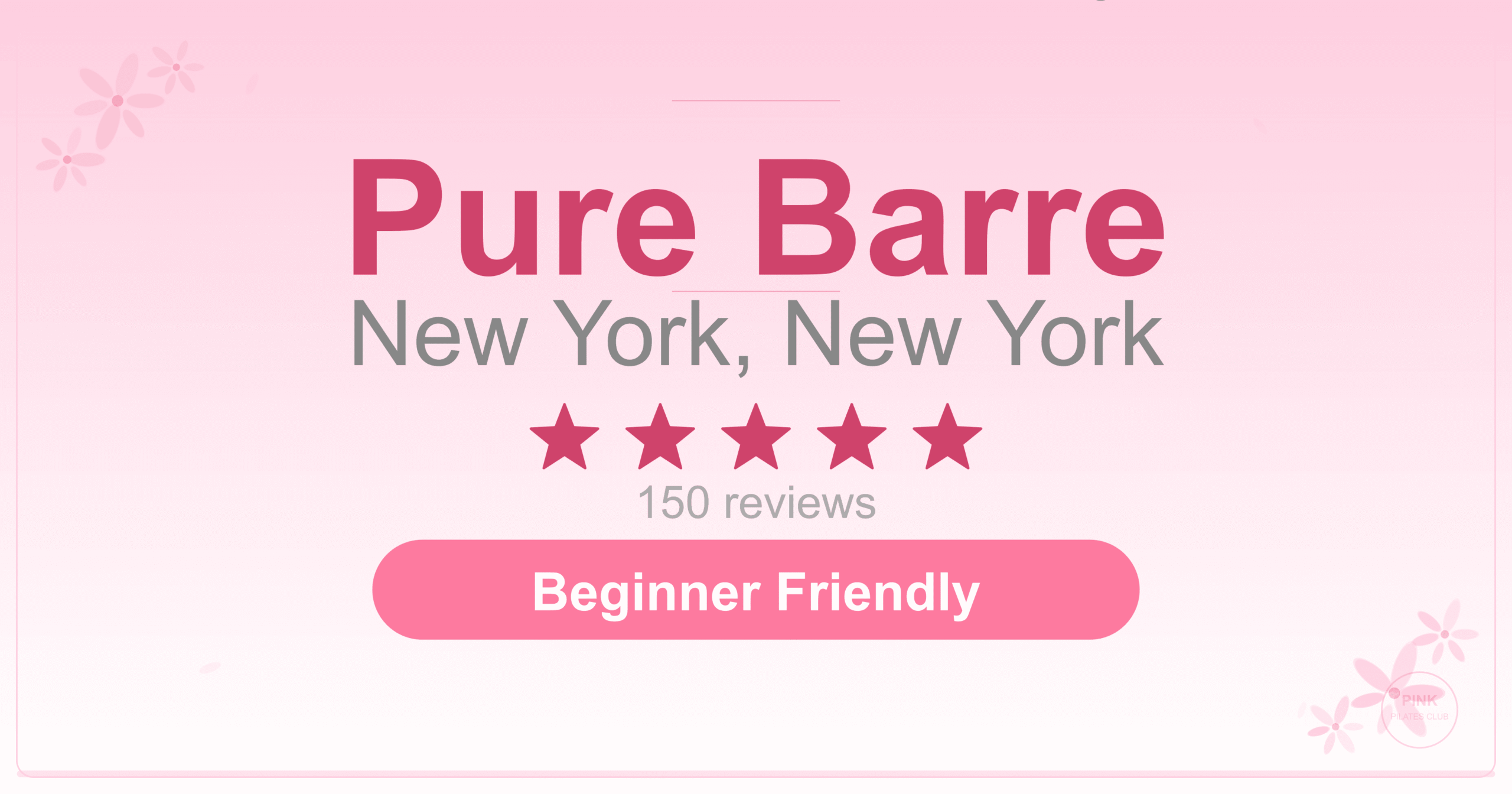 Pure Barre Pilates Studio