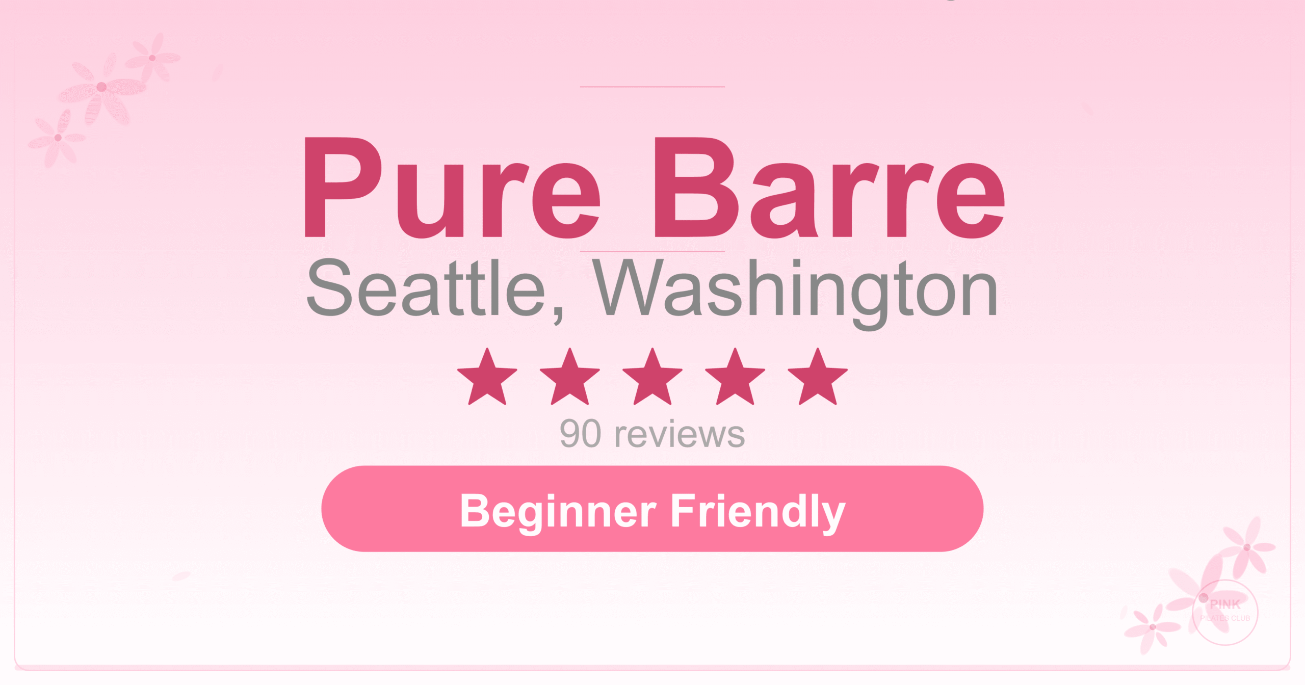 Pure Barre Pilates Studio