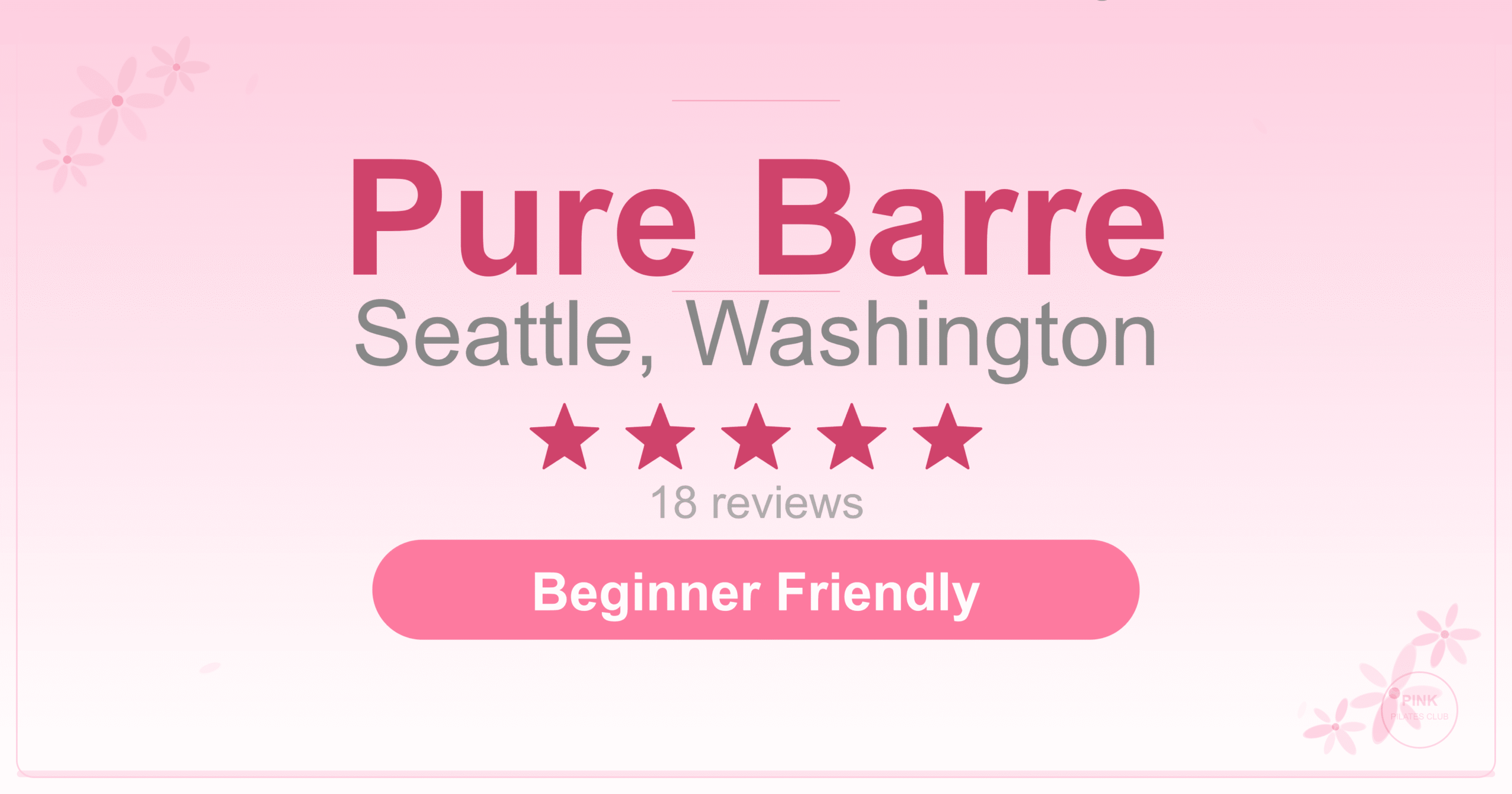 Pure Barre Pilates Studio