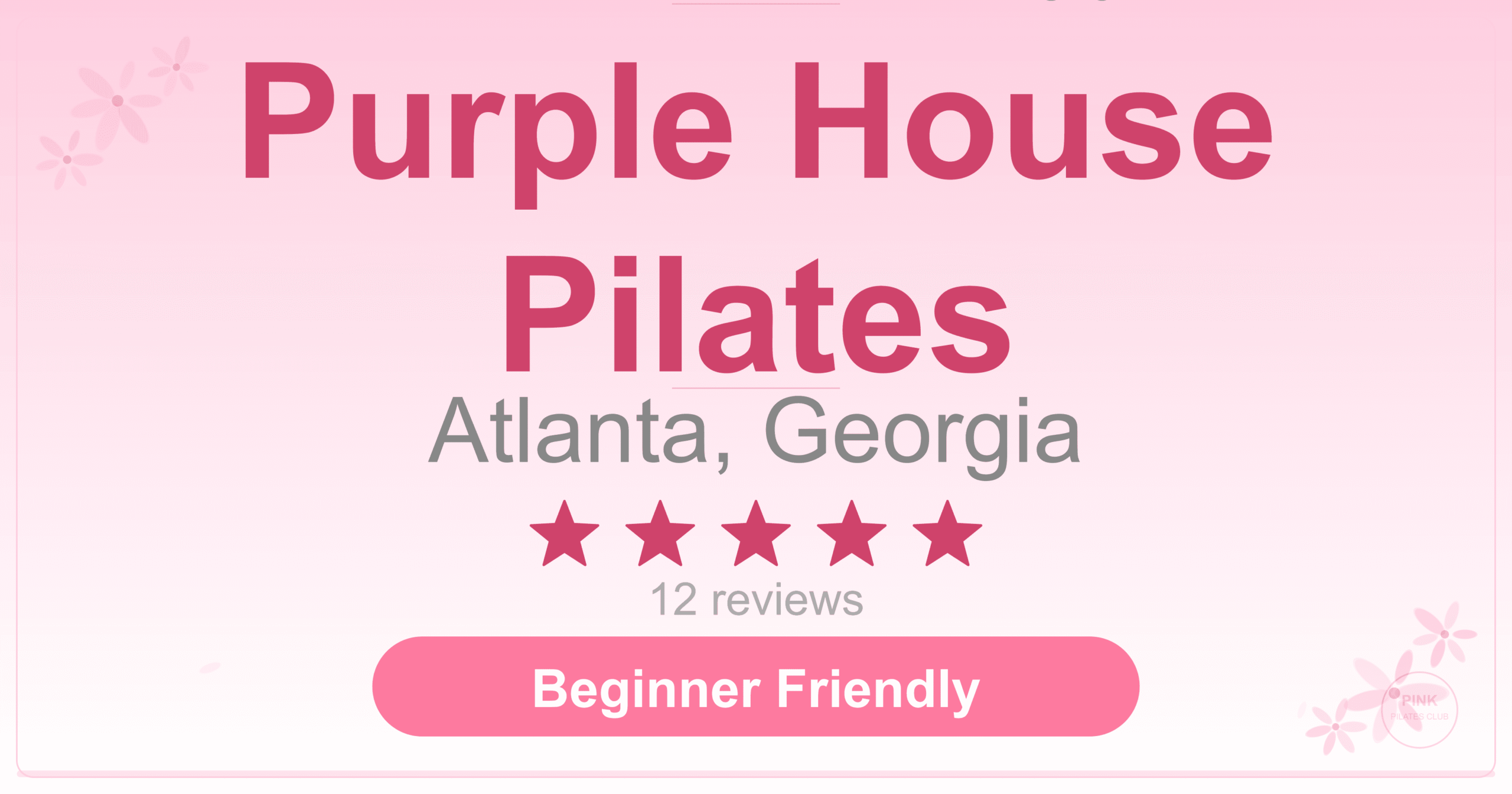 Purple House Pilates Pilates Studio