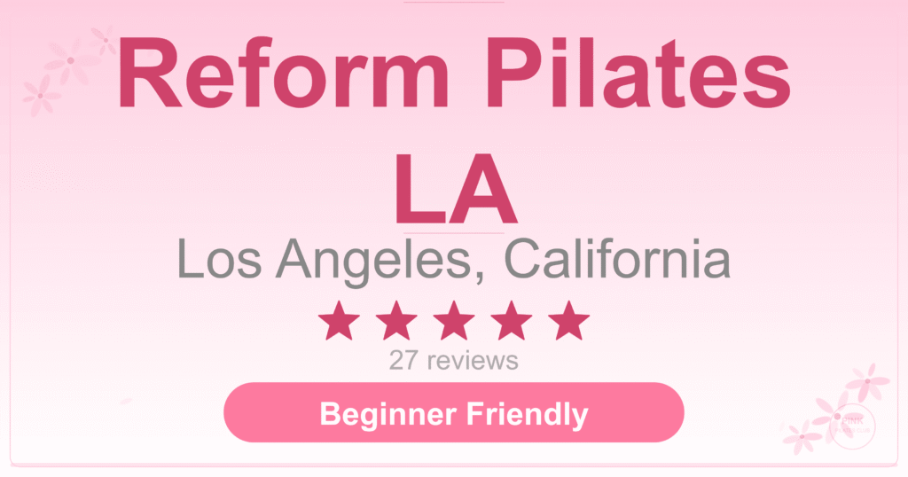 Reform Pilates LA Pilates Studio