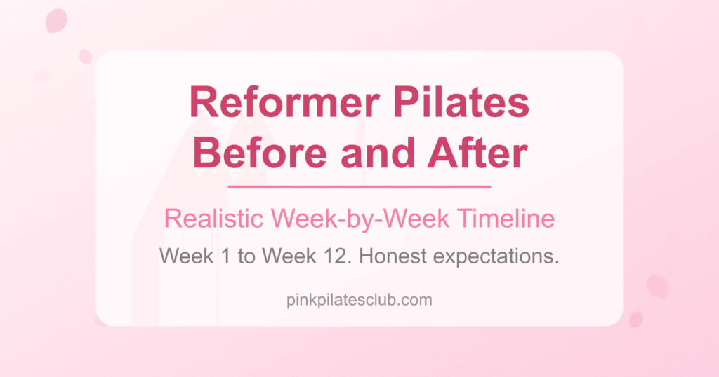 Reformer Pilates Before and After: A Realistic Week-by-Week Results Timeline