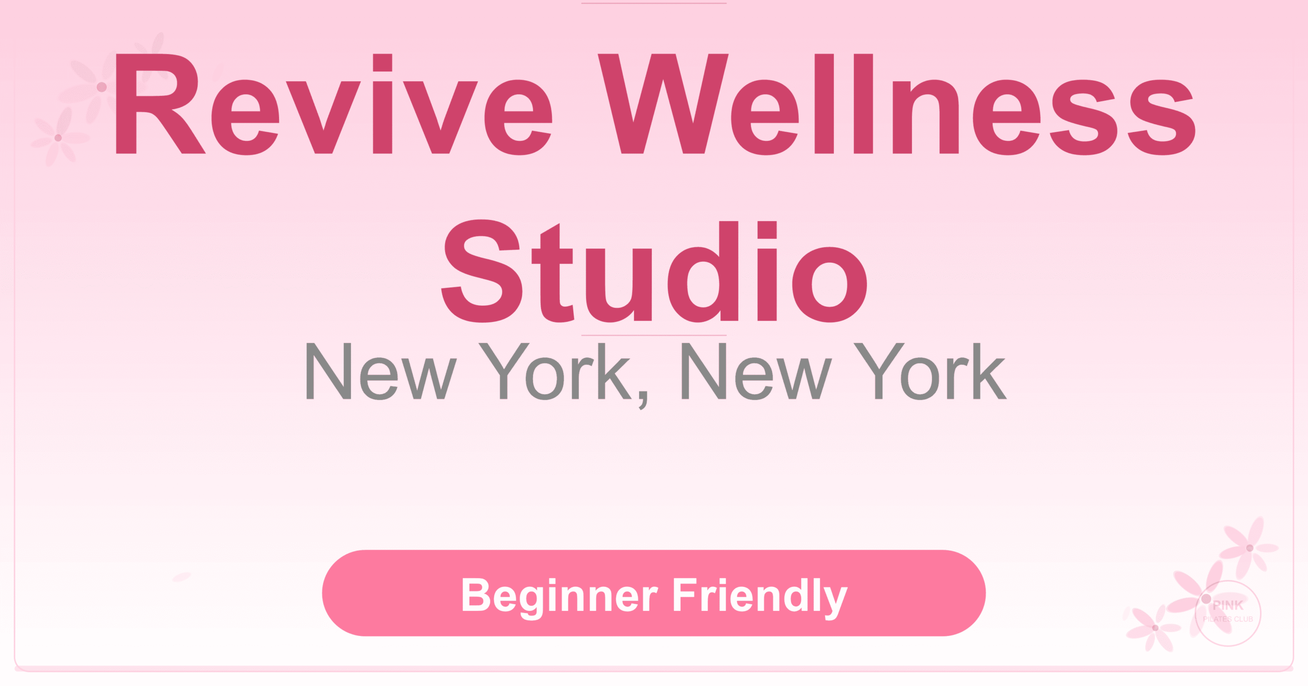Revive Wellness Studio Pilates Studio