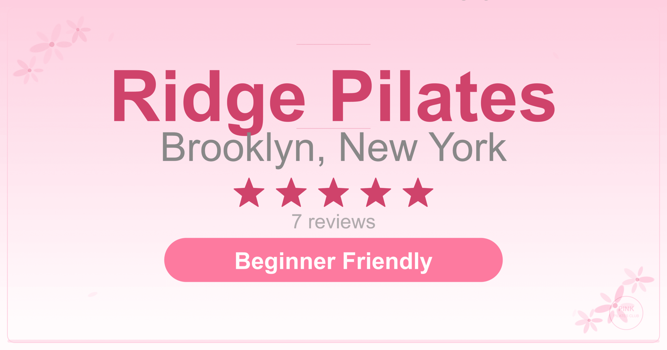 Ridge Pilates Pilates Studio