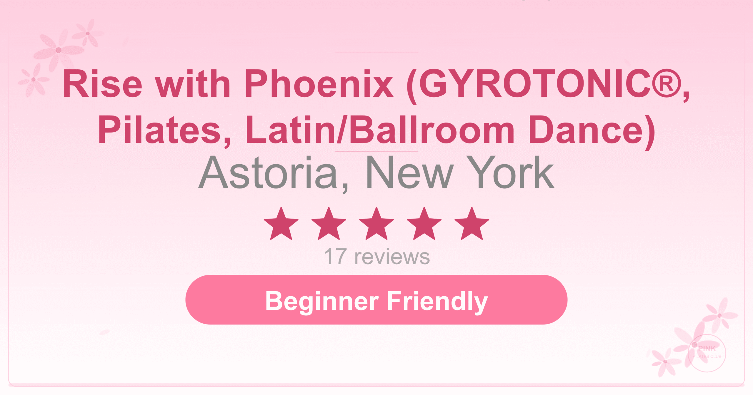 Rise with Phoenix (GYROTONIC®, Pilates, Latin/Ballroom Dance) Pilates Studio