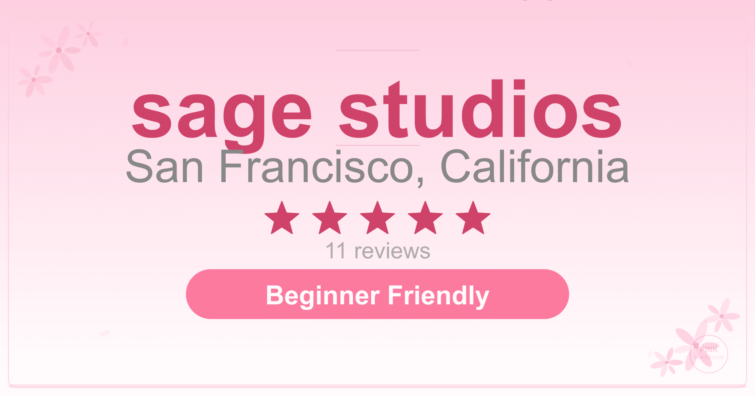 sage studios Pilates Studio