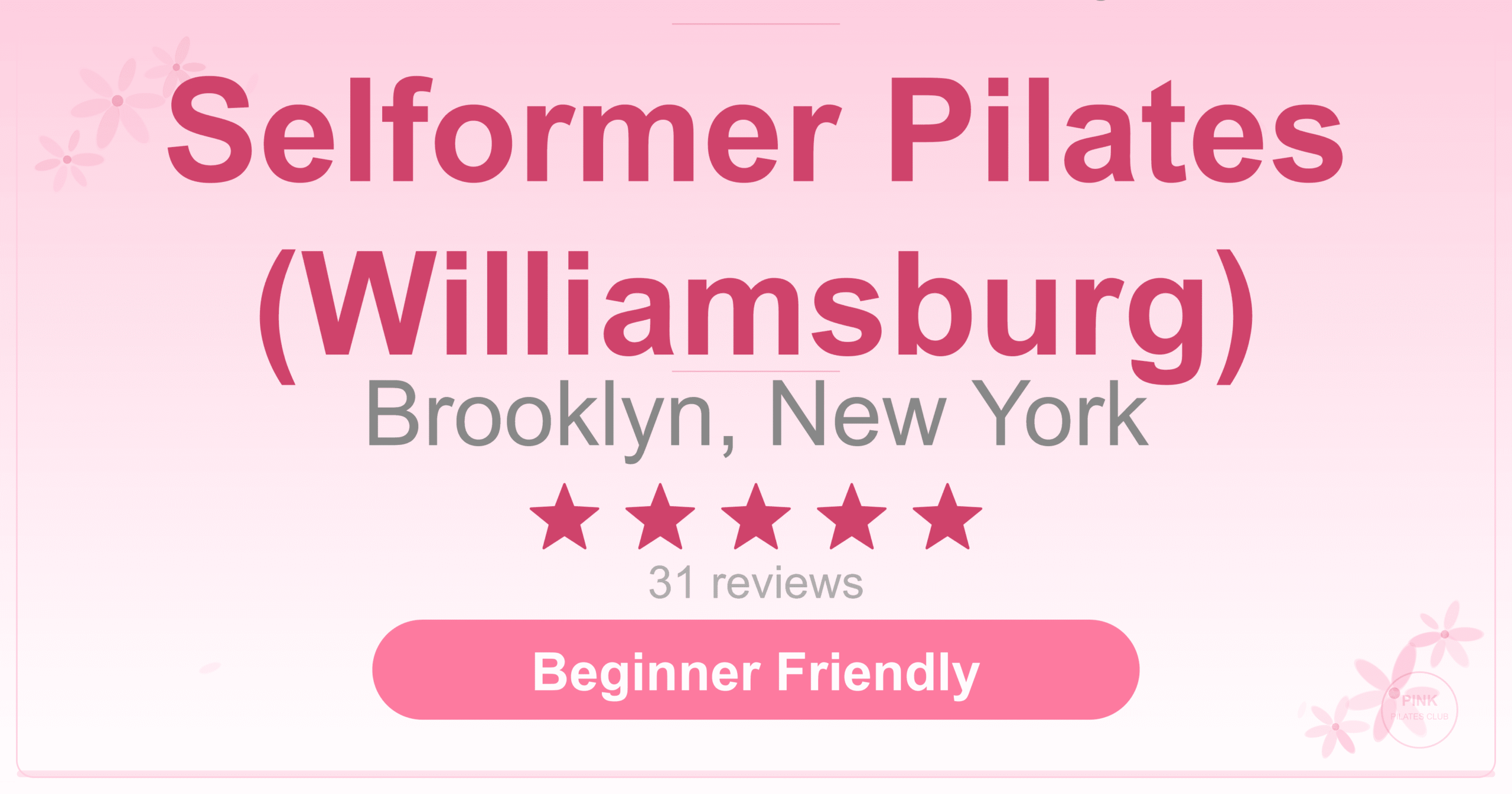 Selformer Pilates (Williamsburg) Pilates Studio