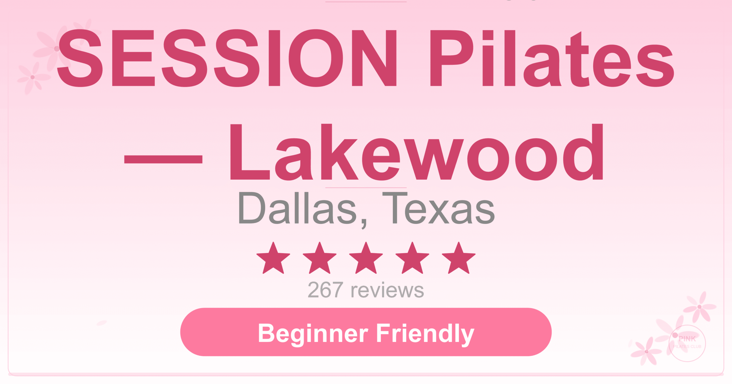 SESSION Pilates — Lakewood Pilates Studio