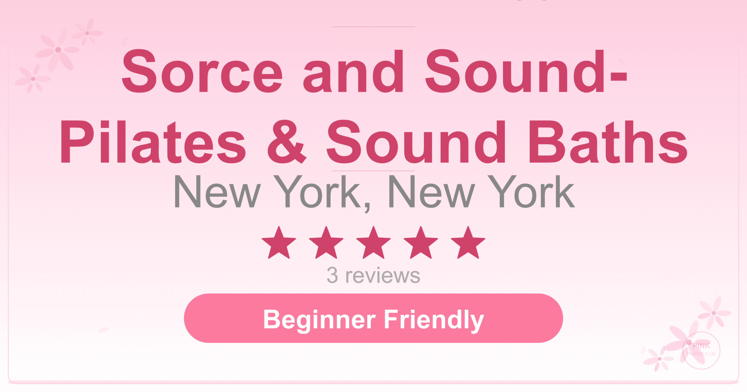 Sorce and Sound- Pilates & Sound Baths Pilates Studio