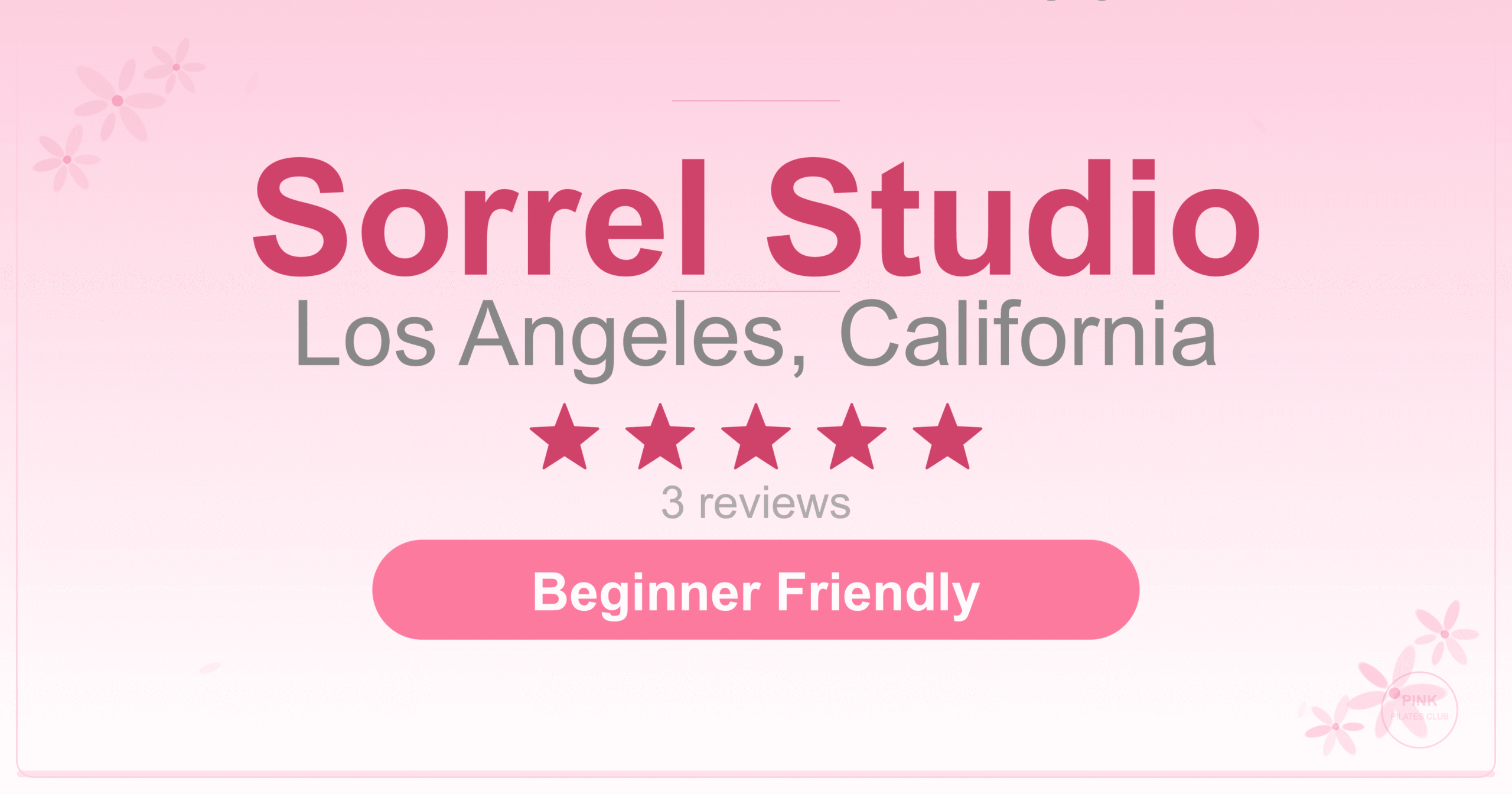 Sorrel Studio Pilates Studio