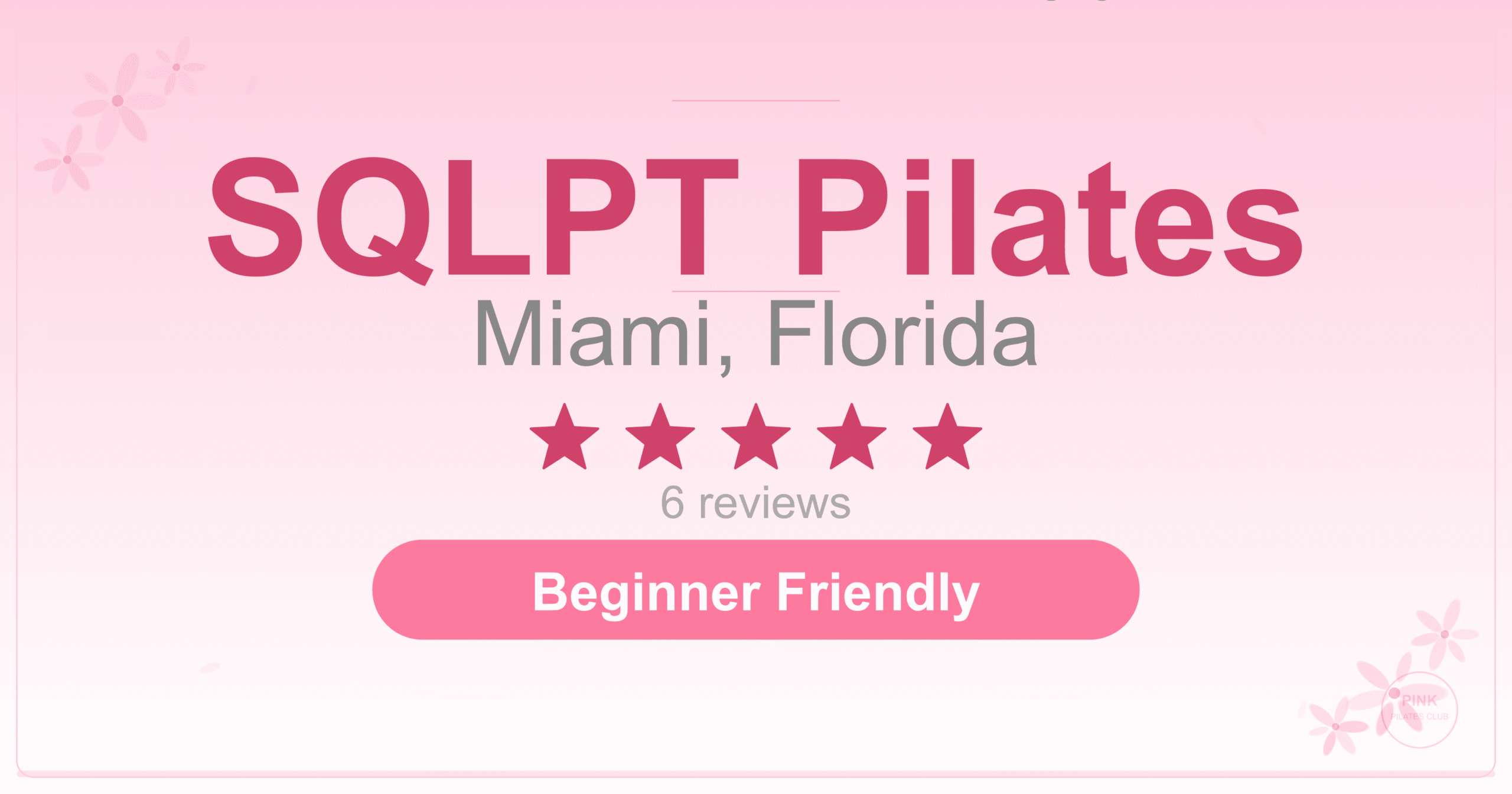 SQLPT Pilates Pilates Studio