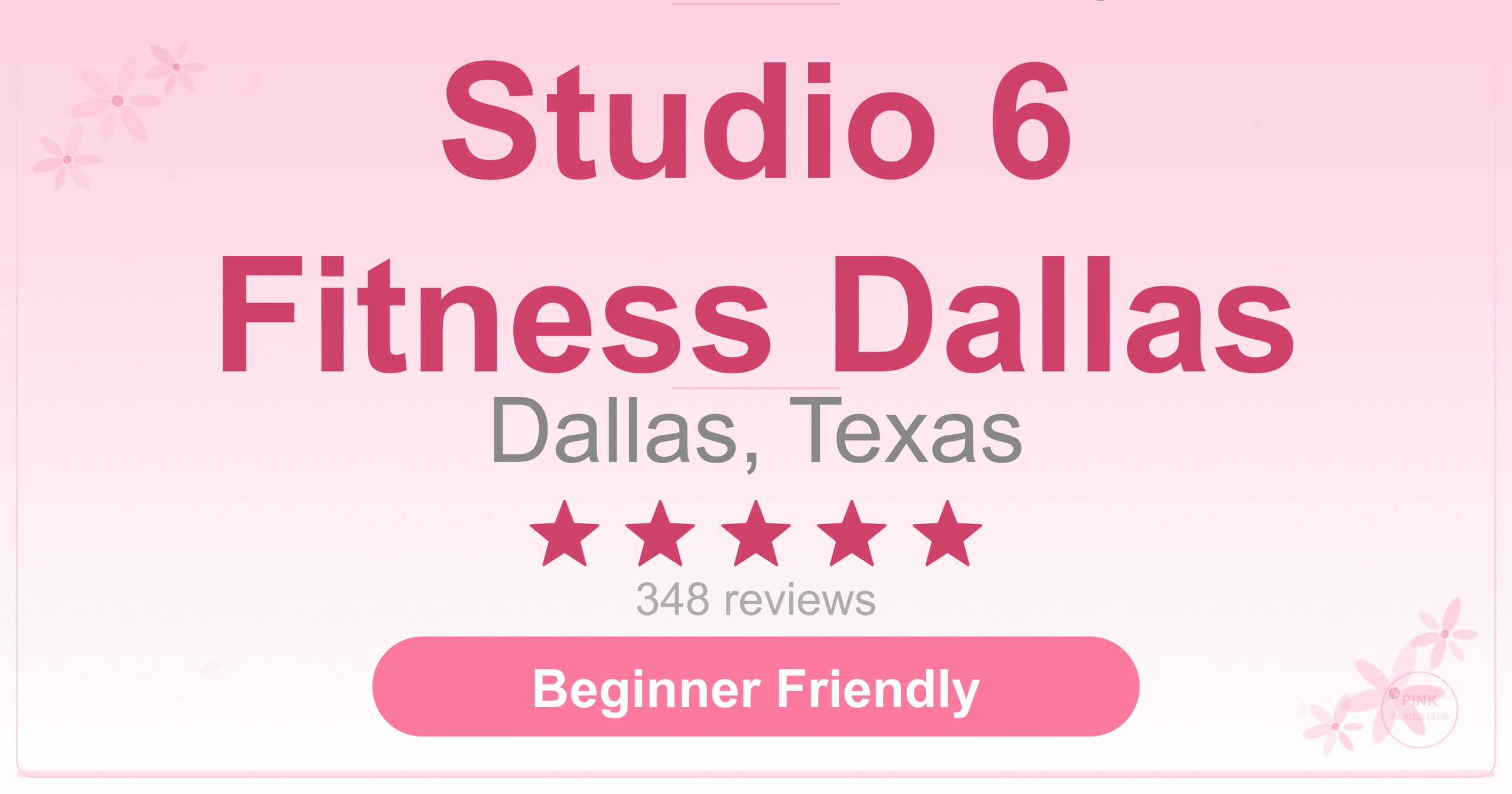 Studio 6 Fitness Dallas Pilates Studio