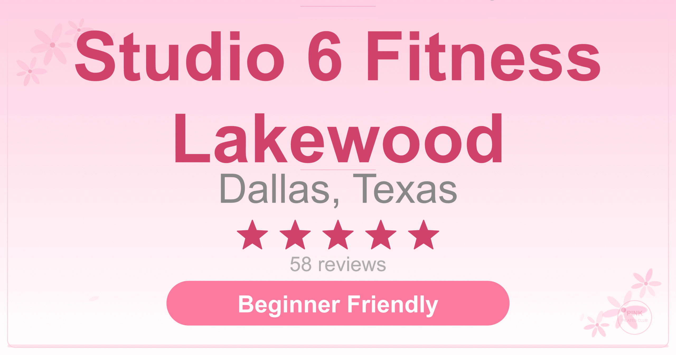 Studio 6 Fitness Lakewood Pilates Studio