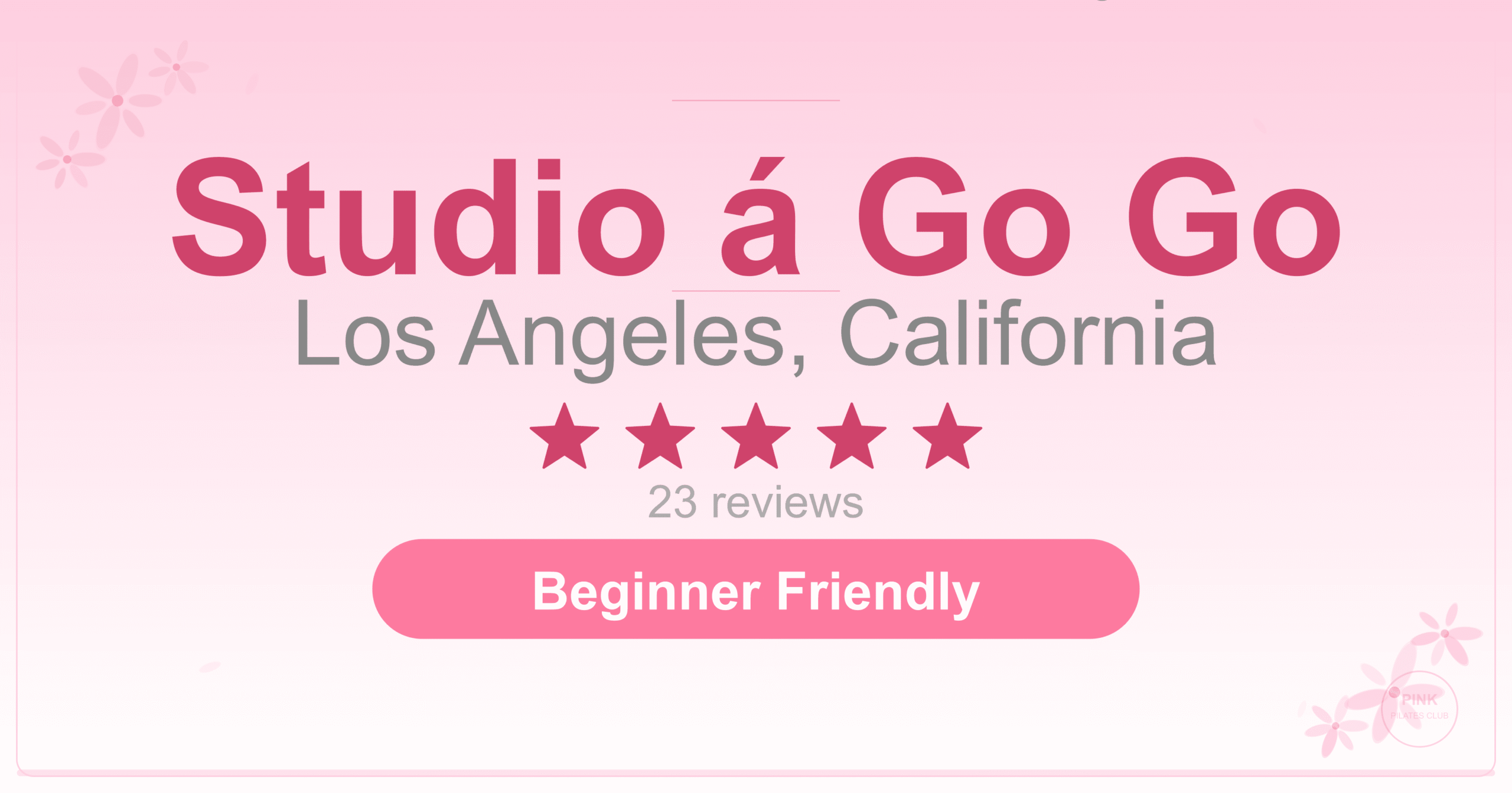 Studio á Go Go Pilates Studio