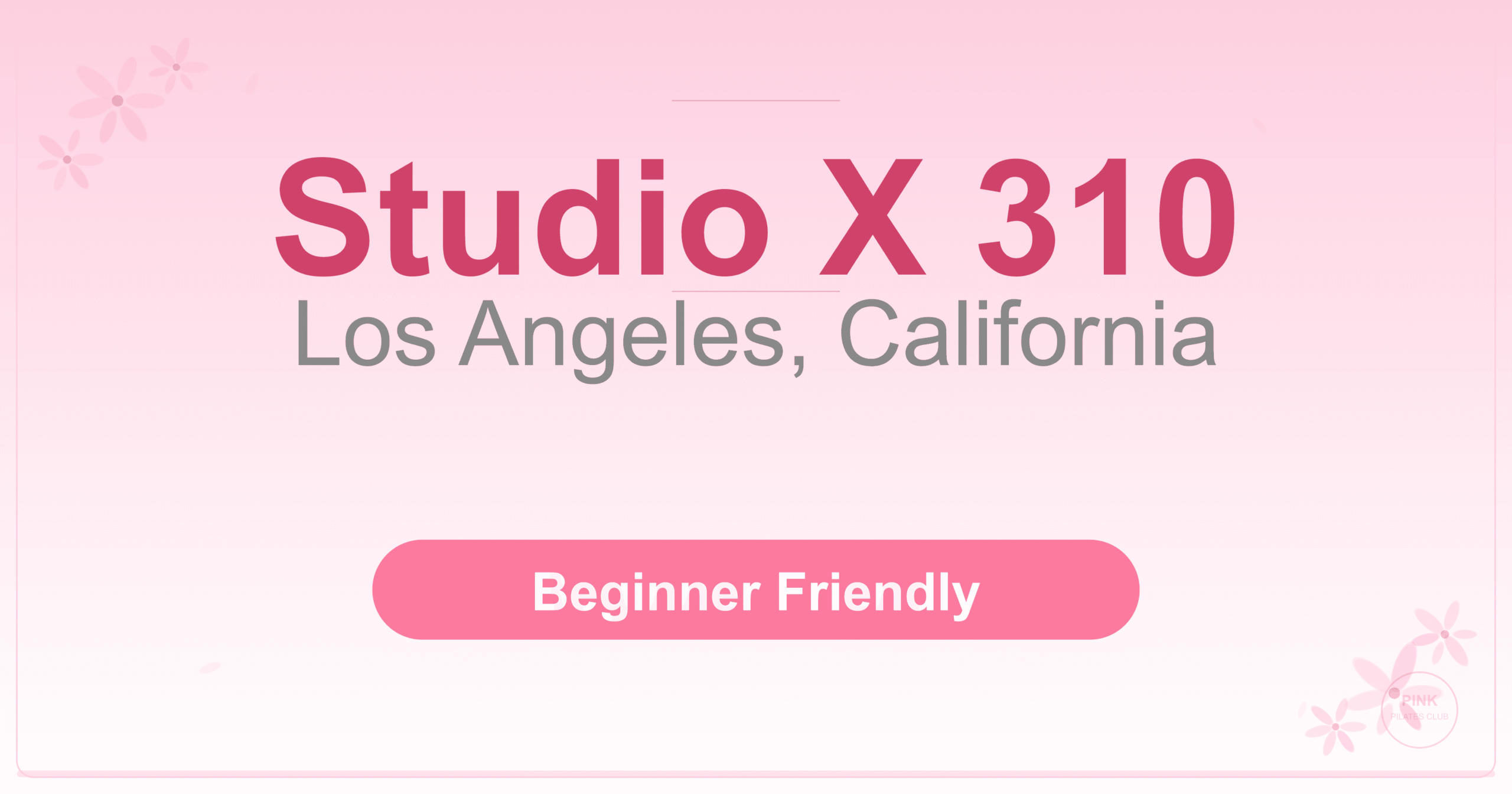 Studio X 310 Pilates Studio