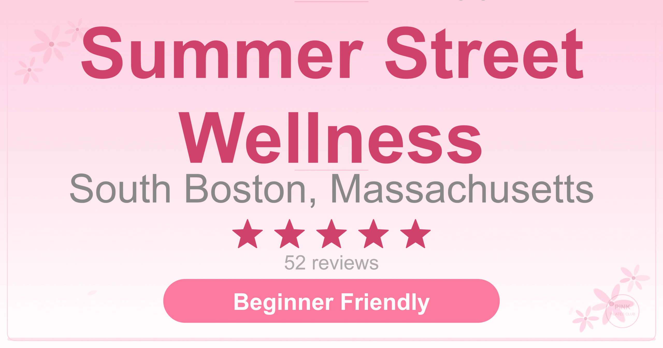 Summer Street Wellness Pilates Studio