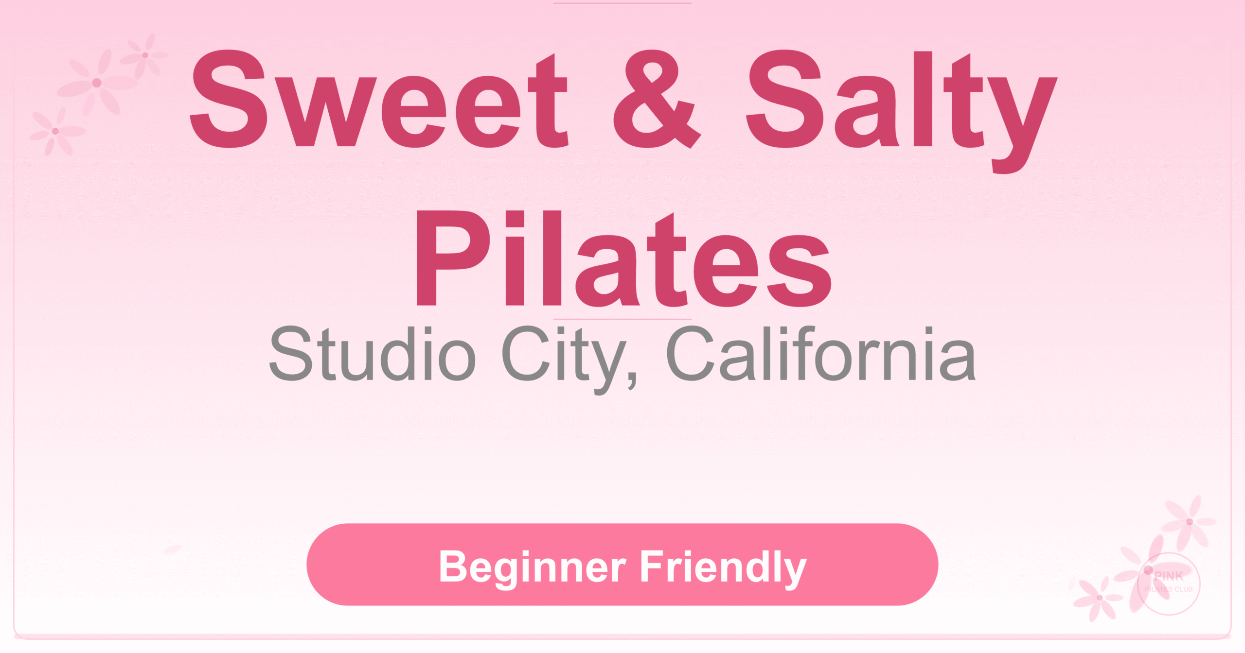 Sweet & Salty Pilates Pilates Studio
