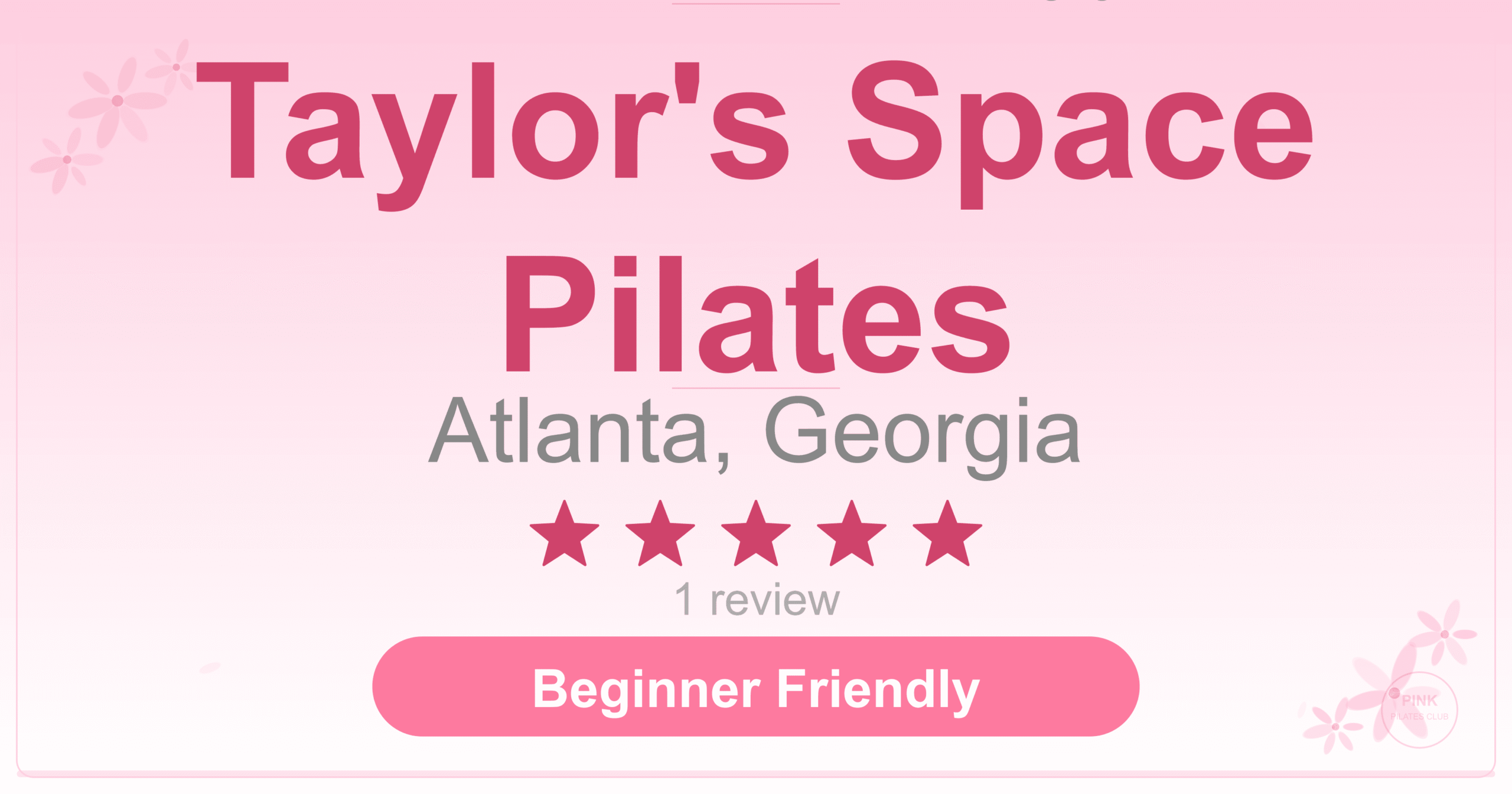 Taylor’s Space Pilates Pilates Studio