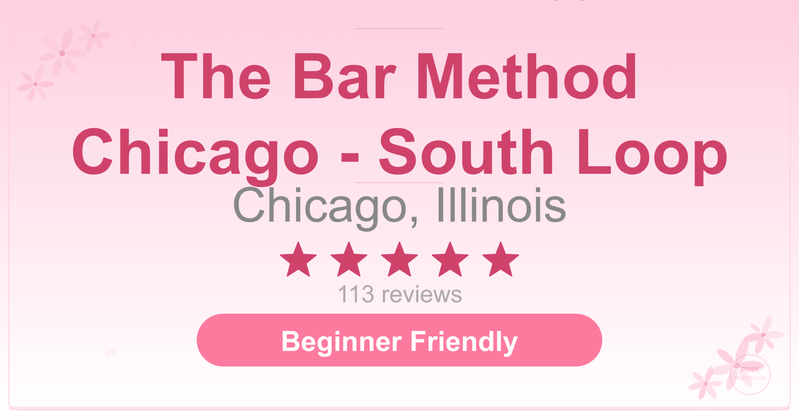 The Bar Method Chicago – South Loop Pilates Studio