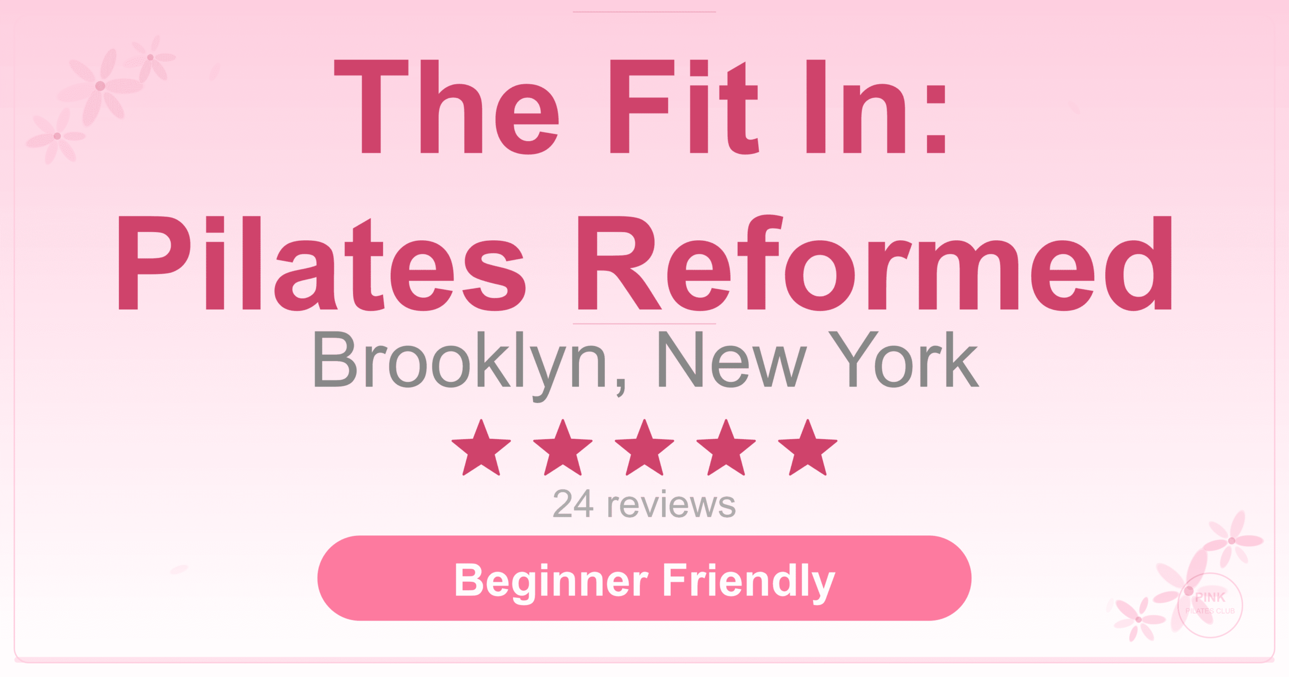 The Fit In: Pilates Reformed Pilates Studio