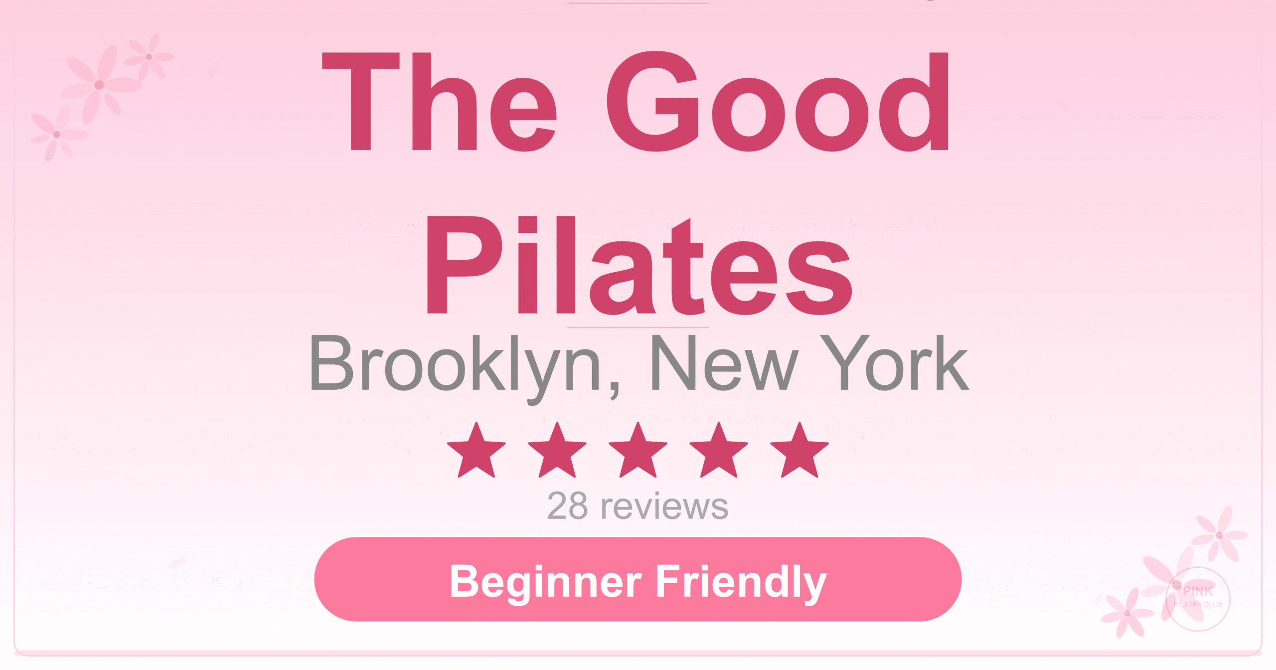 The Good Pilates Pilates Studio