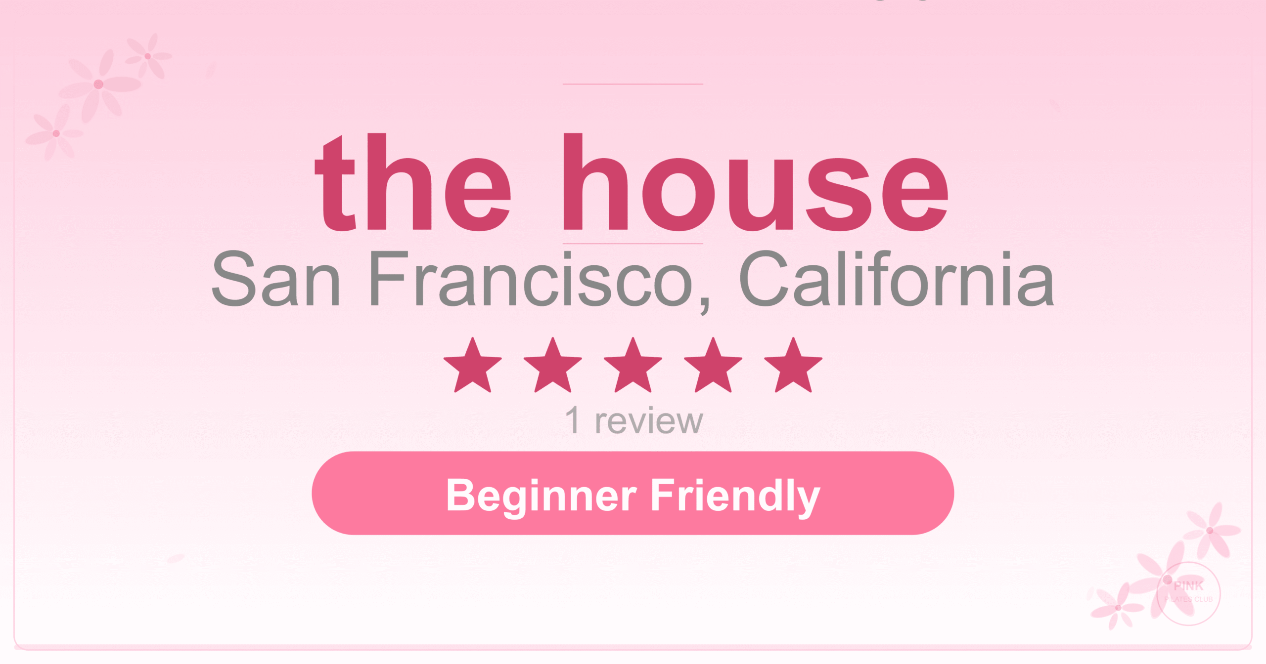 the house Pilates Studio