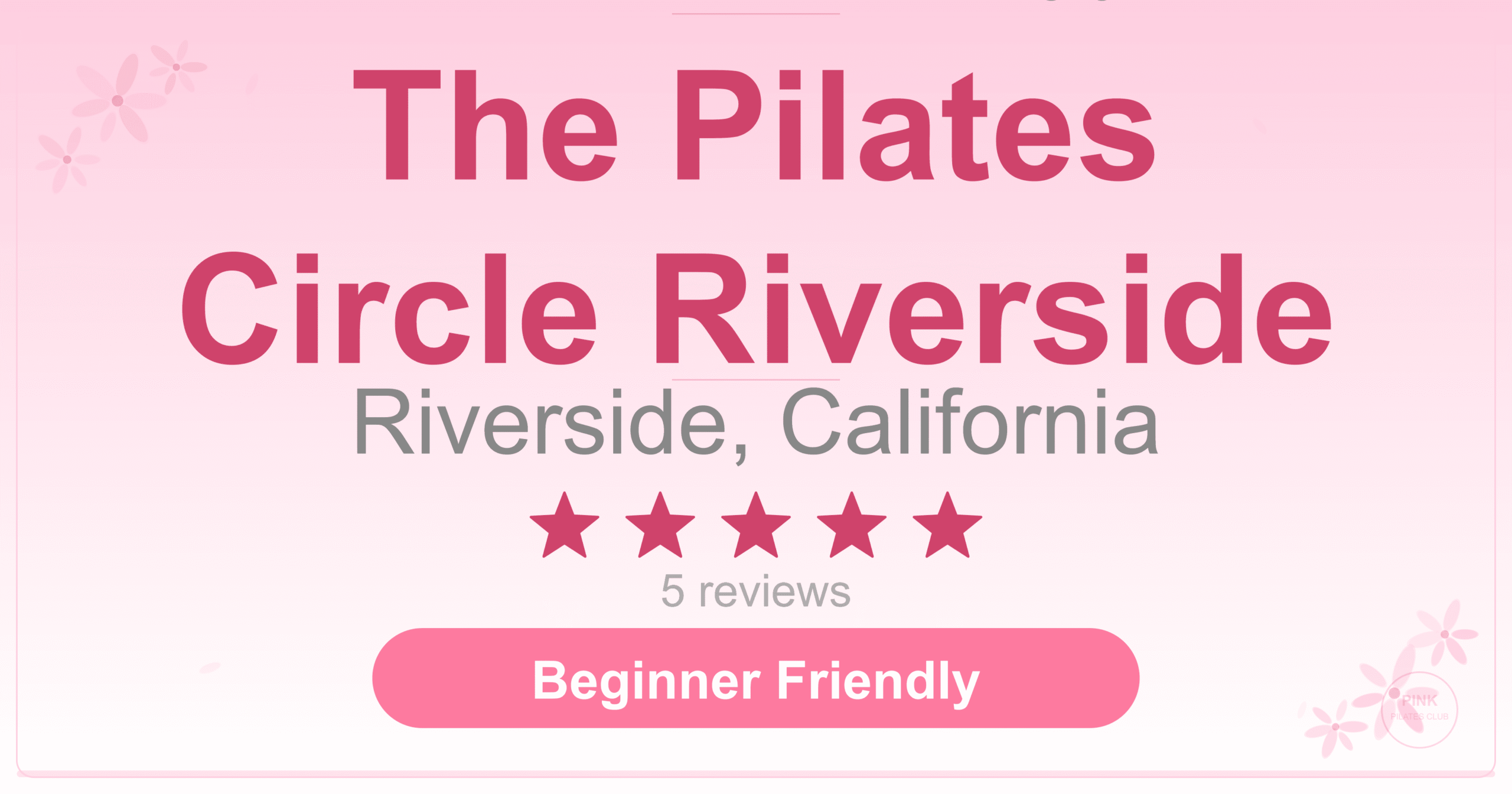 The Pilates Circle Riverside Pilates Studio