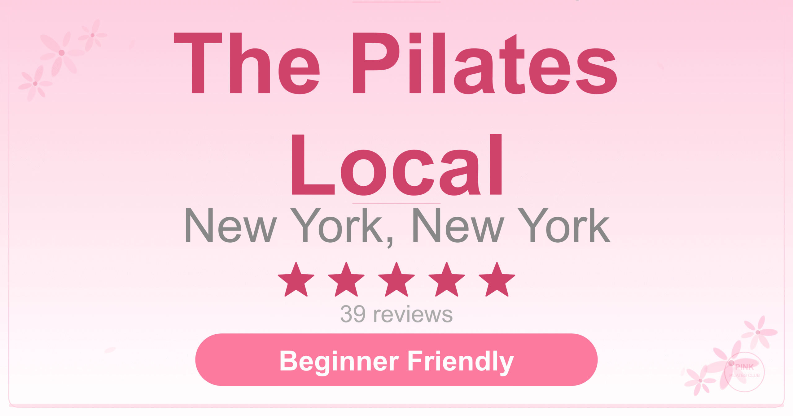 The Pilates Local Pilates Studio