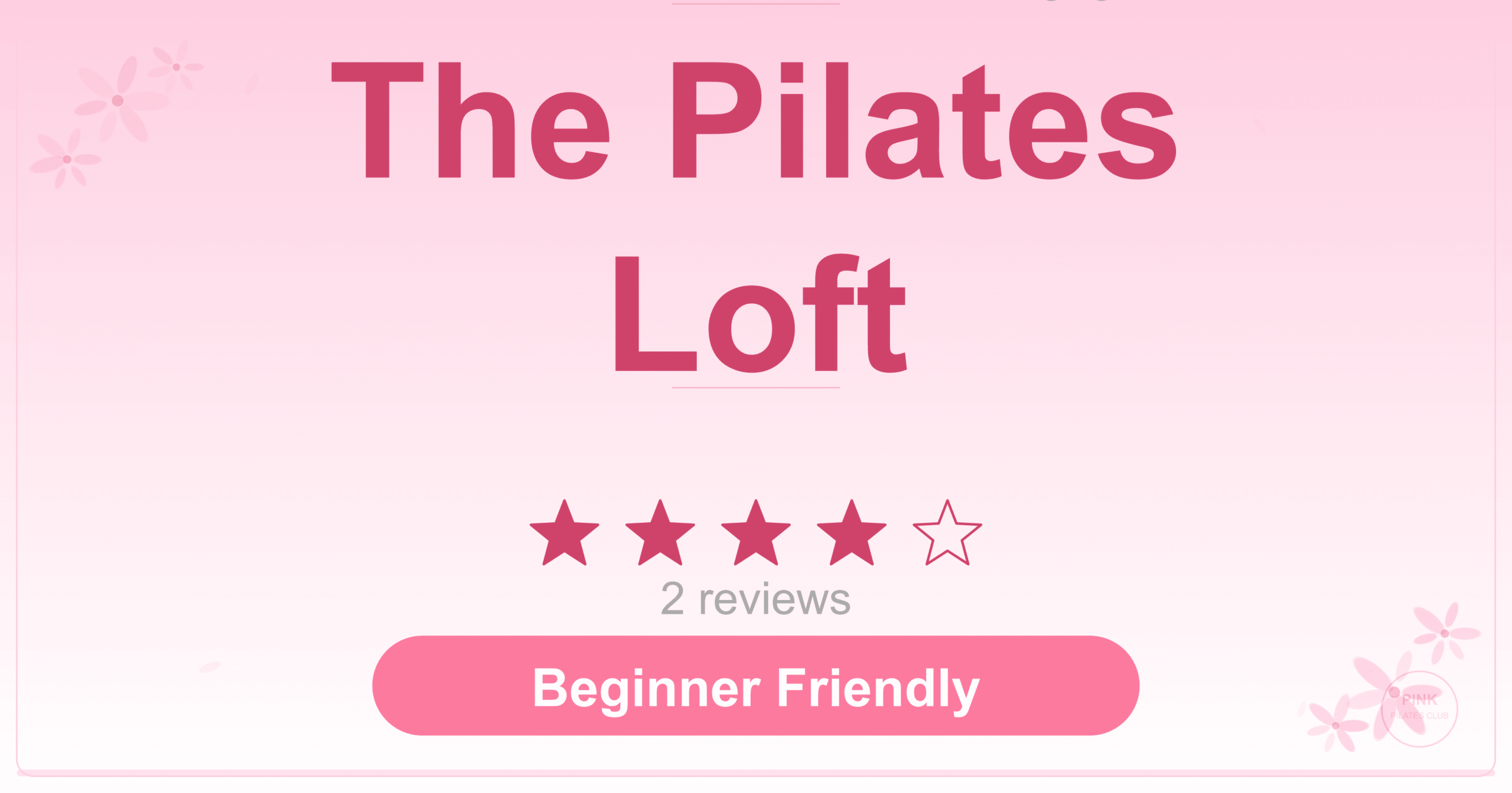 The Pilates Loft Pilates Studio