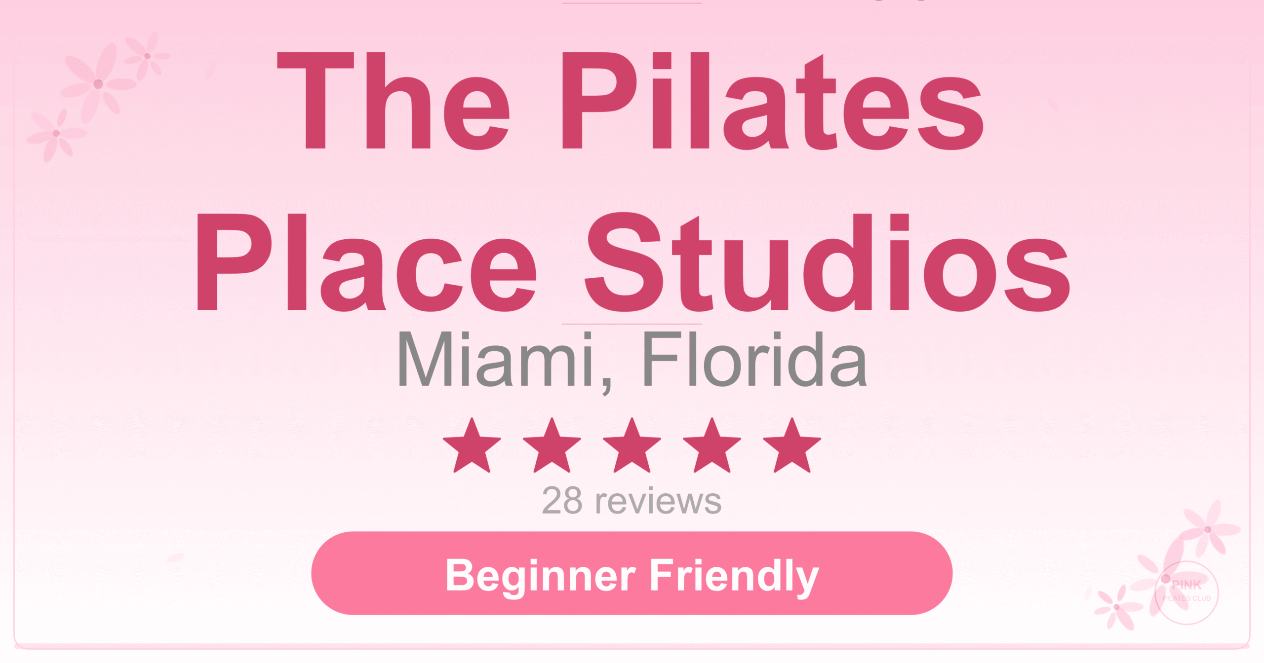 The Pilates Place Studios Pilates Studio